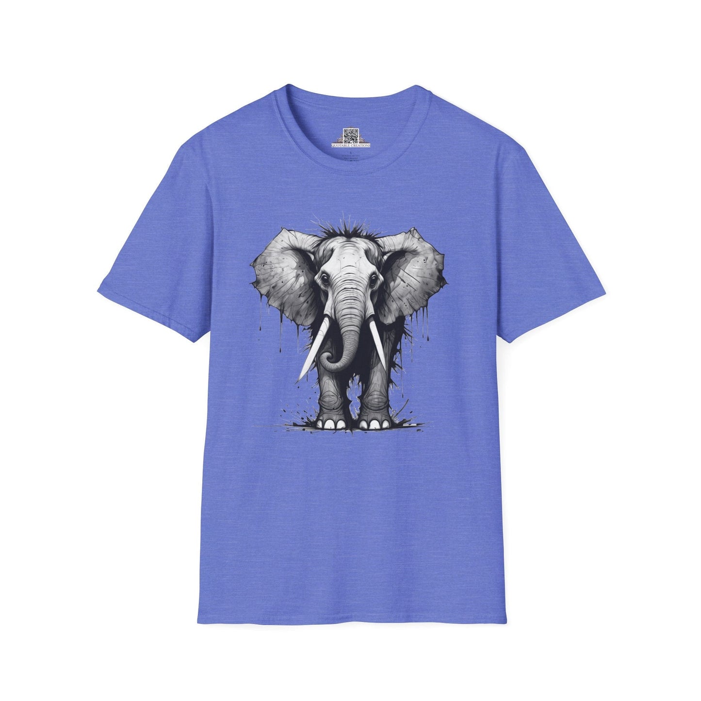 Printify T-Shirt XS / Heather Royal T-Shirt - I'm Fine Elephant - Everything's Fine