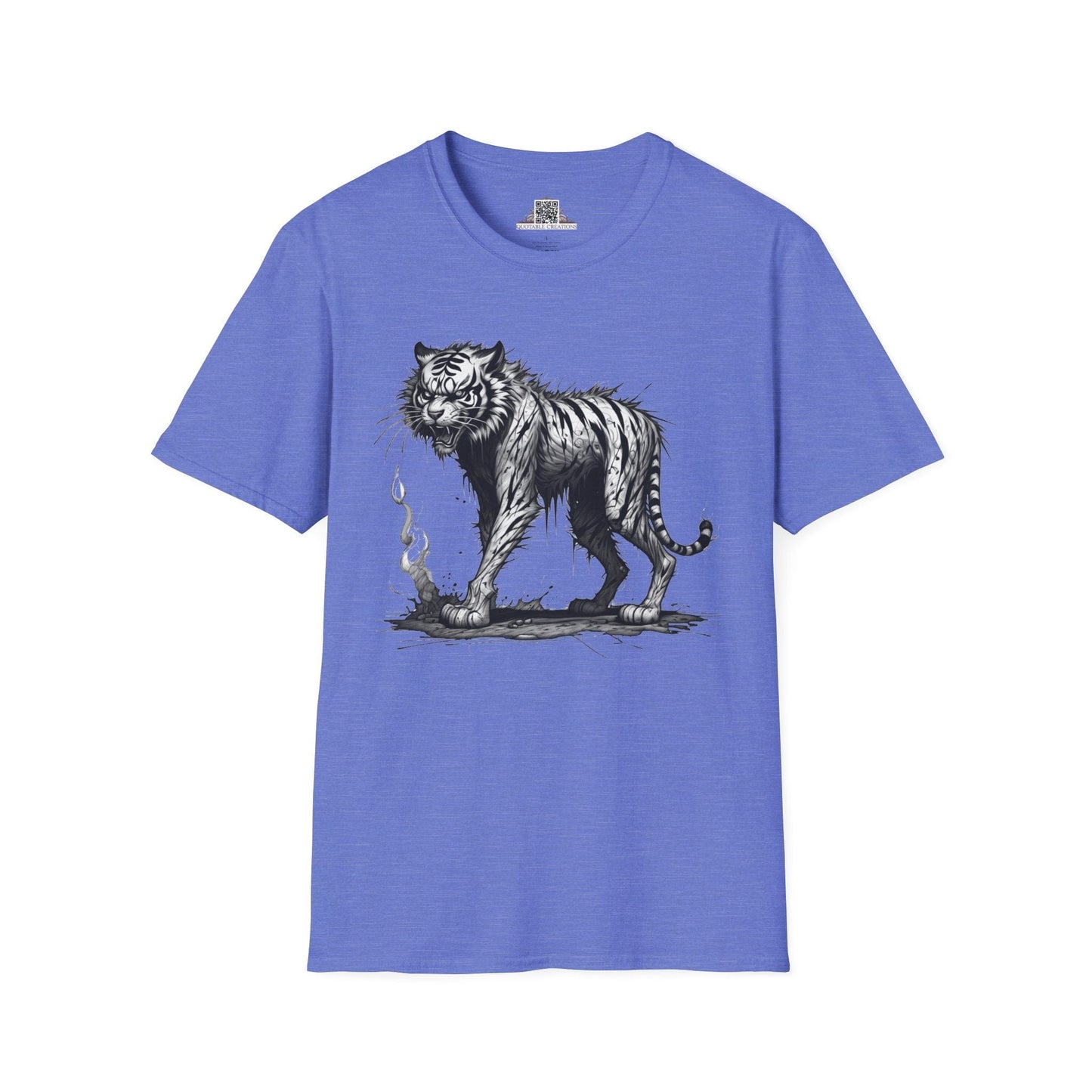 Printify T-Shirt XS / Heather Royal T-Shirt - I'm Fine Tiger - Everything's Fine