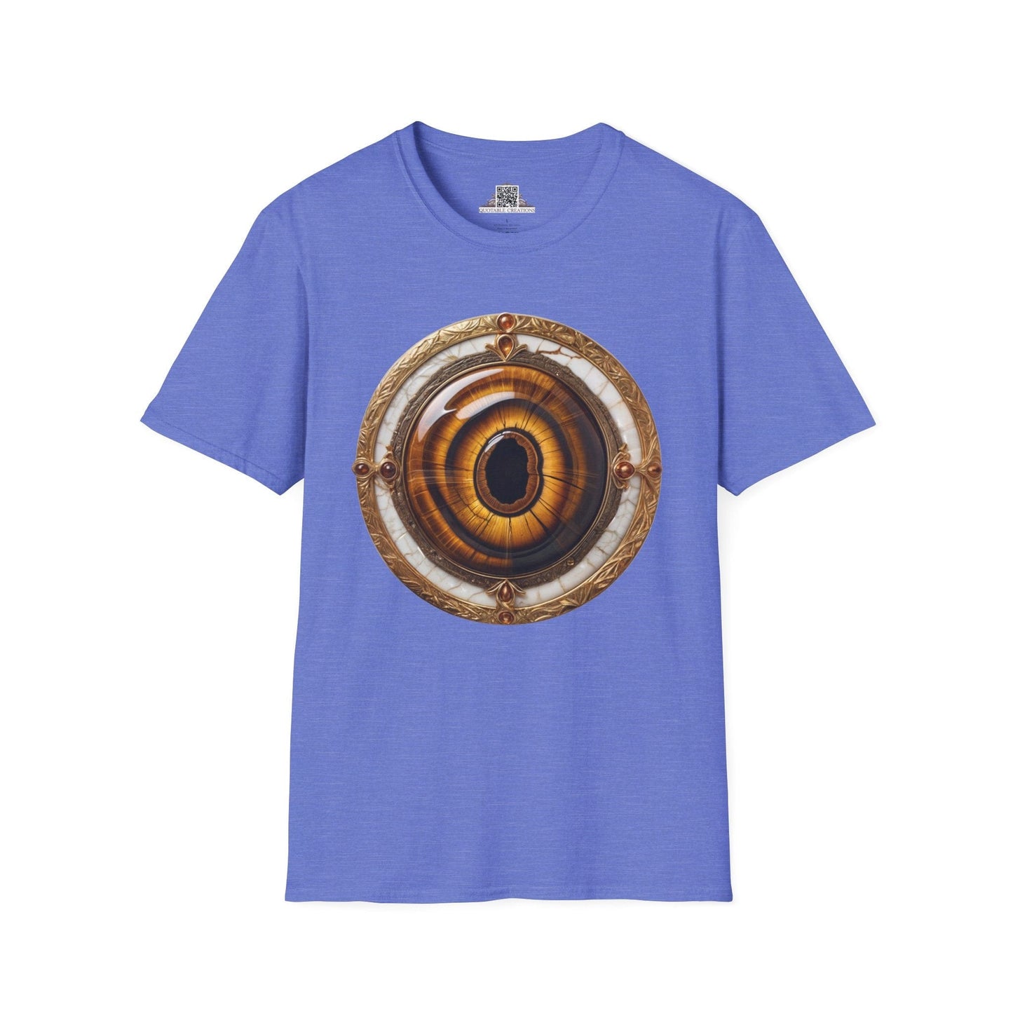 Printify T-Shirt XS / Heather Royal Tiger's Eye Crystals Gemstones - T-Shirt