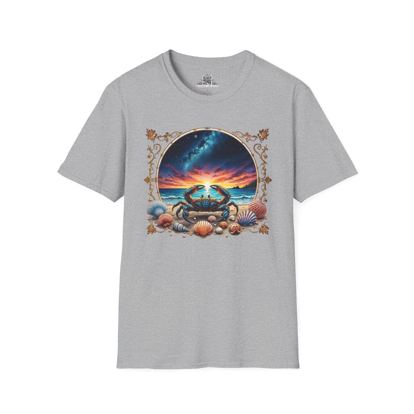 Printify T-Shirt XS / Sport Grey Cancer Zodiac & Astrology - T-Shirt