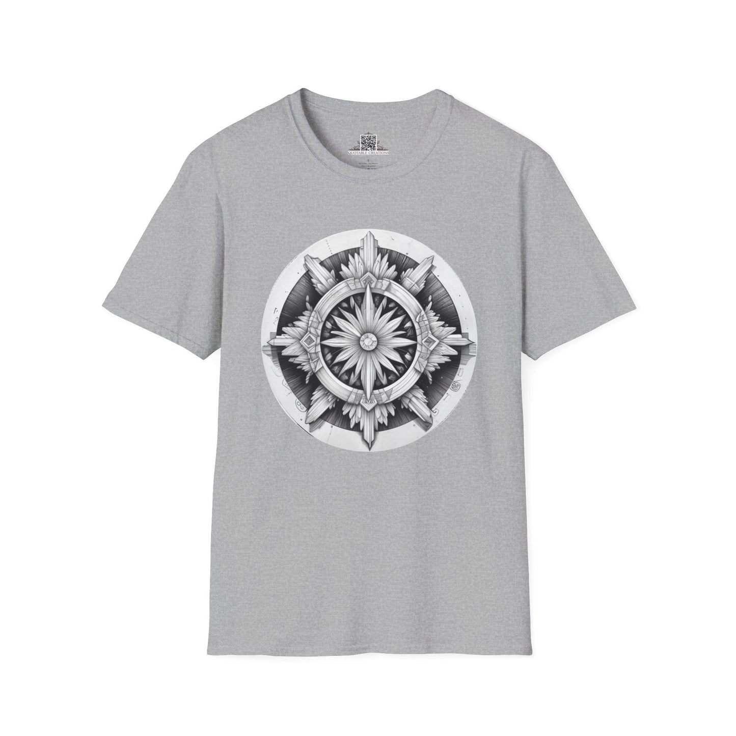 Printify T-Shirt XS / Sport Grey Selenite - Crystals & Gemstones T-Shirt
