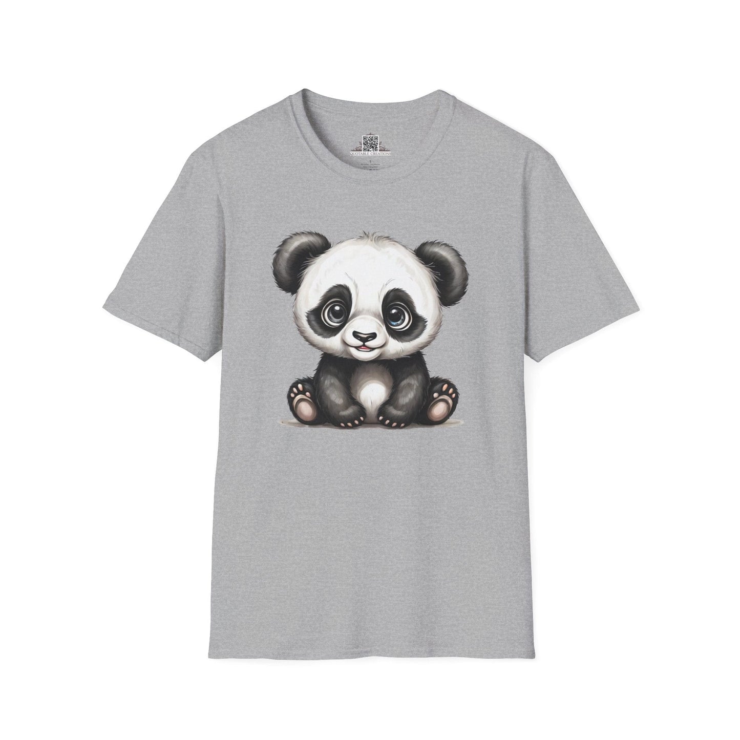 Printify T-Shirt XS / Sport Grey T-Shirt - Baby Panda - Hyper Cute