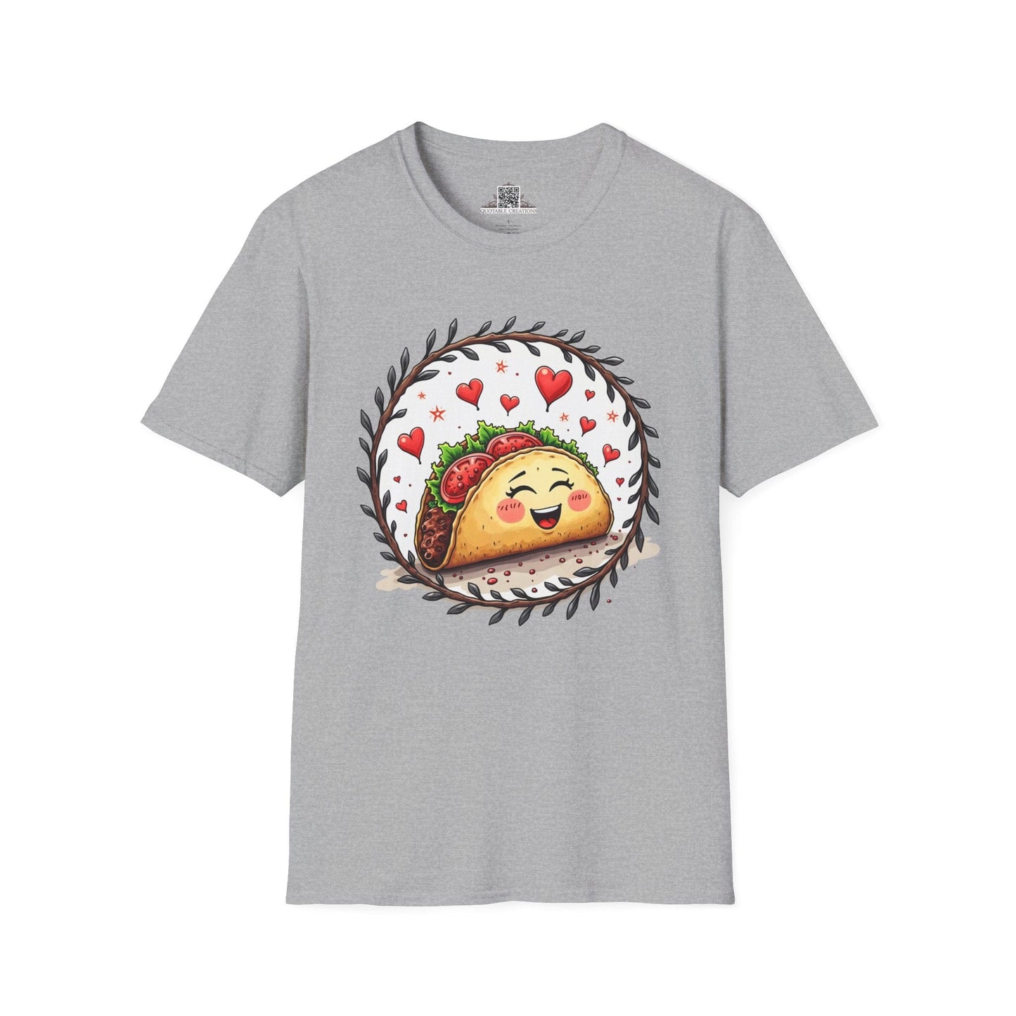 Printify T-Shirt XS / Sport Grey Taco 'Bout Love - Love & Fun T-Shirt