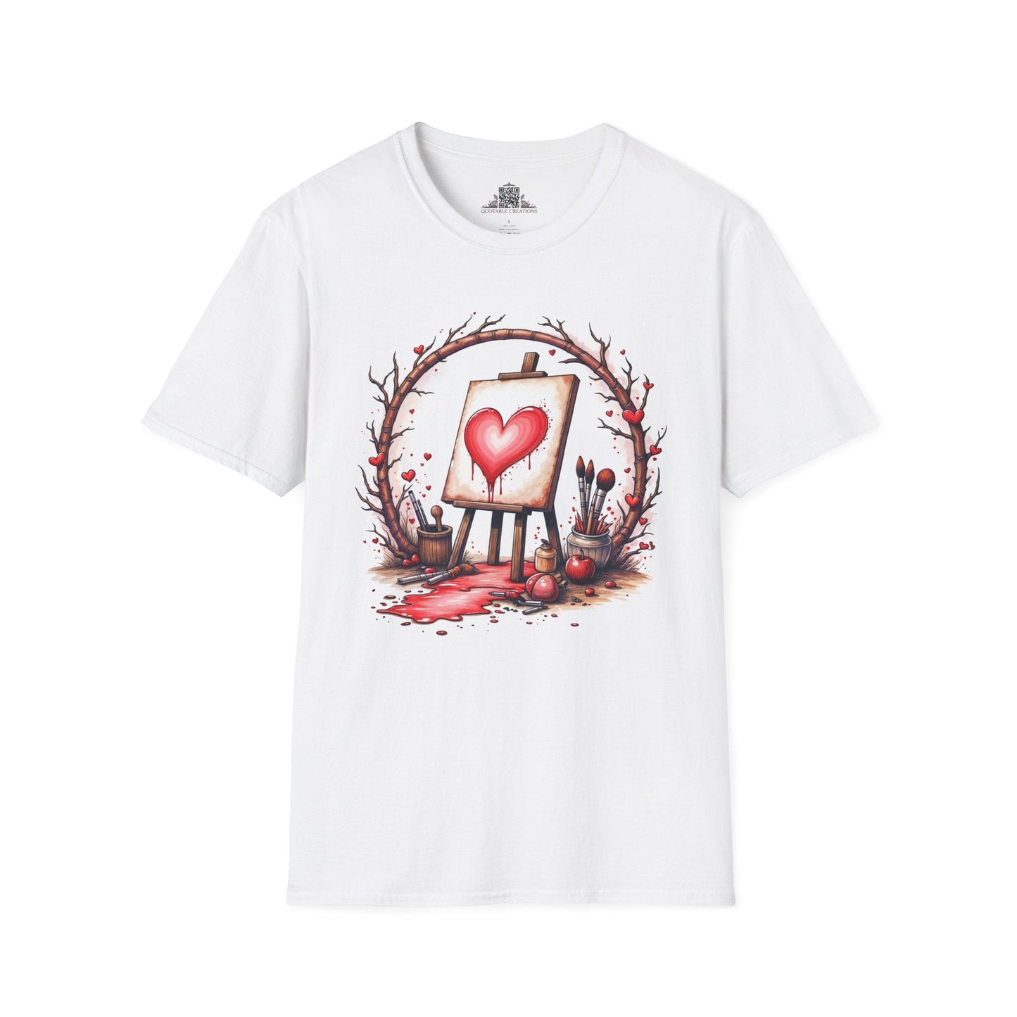 Printify T-Shirt XS / White My Masterpiece Art - Love & Fun T-Shirt
