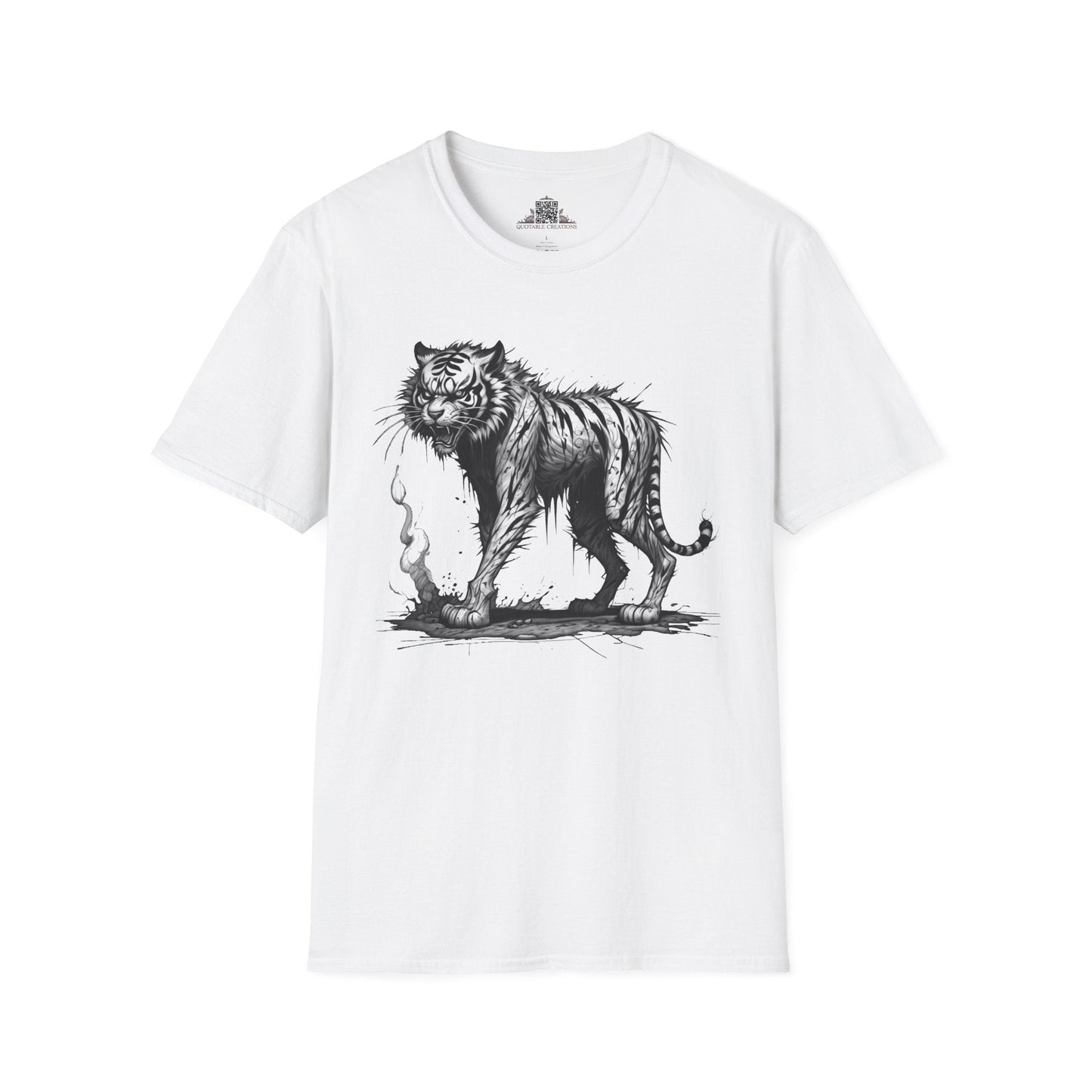 Printify T-Shirt XS / White T-Shirt - I'm Fine Tiger - Everything's Fine