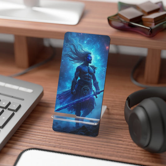 Printify Accessories 2.8" x 5.9" / Glossy Mythical Warrior Adjustable Smartphone Display Stand: Compact Desk Holder for Mobile Devices