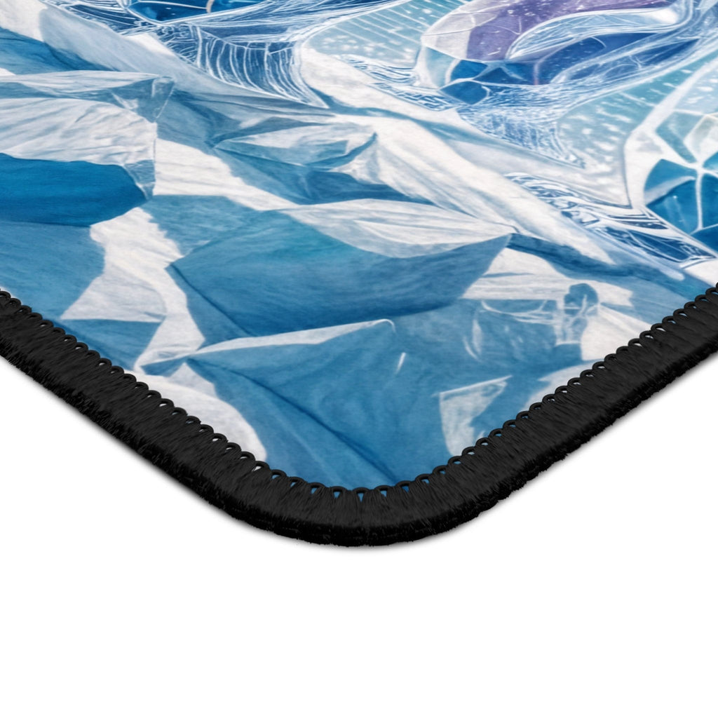 Printify Home Decor Rectangle / 9" × 7" Crystal Penguins - Desk Mat Mouse Pad Gamer Gift Office Decor