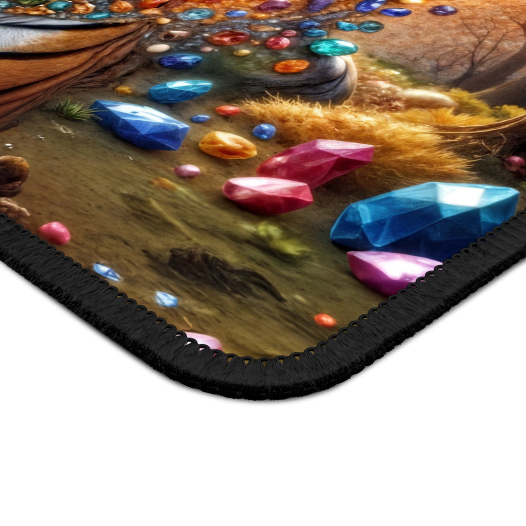 Printify Home Decor Rectangle / 9" × 7" Gem Tiger - Desk Mat Mouse Pad Gamer Gift Office Decor