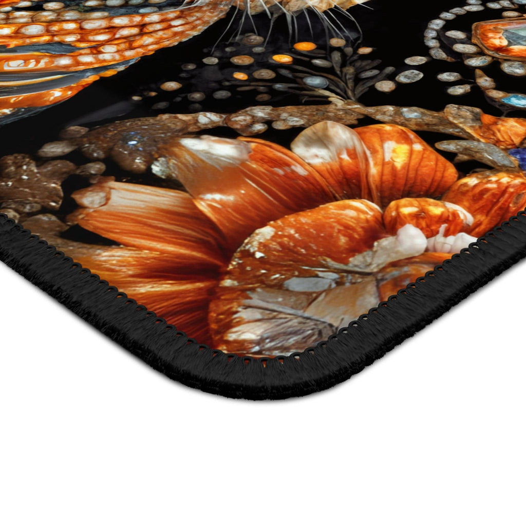 Printify Home Decor Rectangle / 9" × 7" King Tiger - Desk Mat Mouse Pad Gamer Gift Office Decor