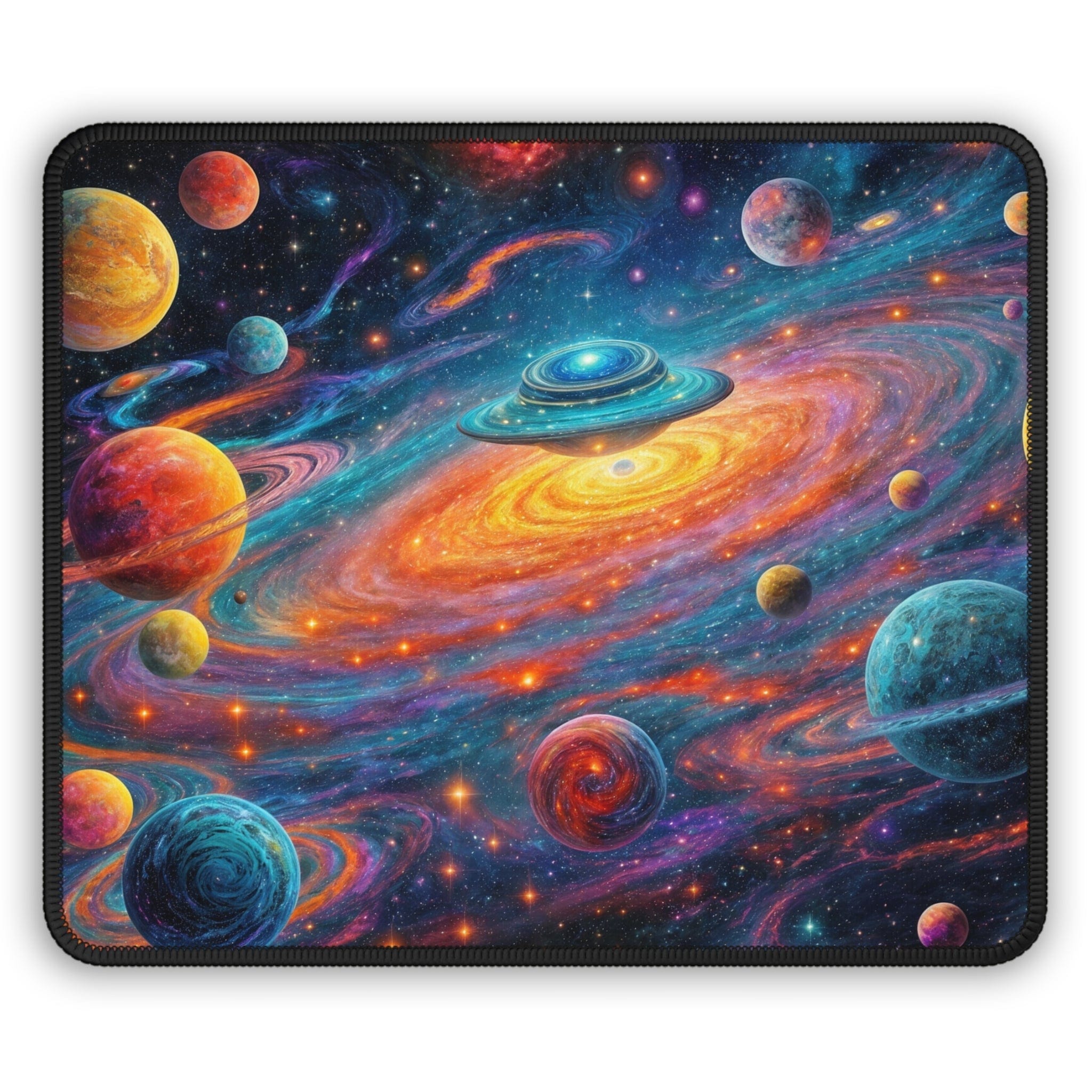 Printify Home Decor Rectangle / 9" × 7" Mythic Orbit Galaxy - Desk Mat Mouse Pad Gamer Gift Office Decor