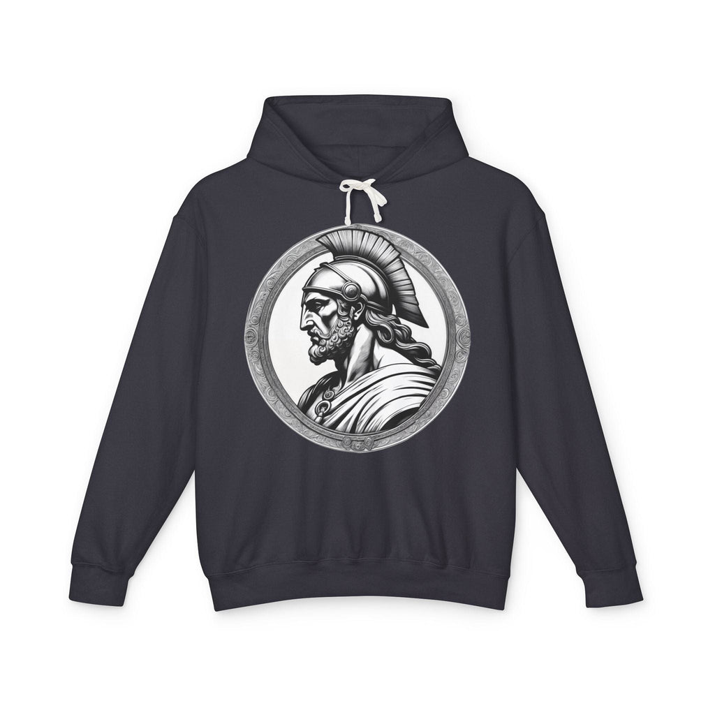 Printify Hoodie S / Black Achilles Heroes & Quests - Lightweight Hoodie