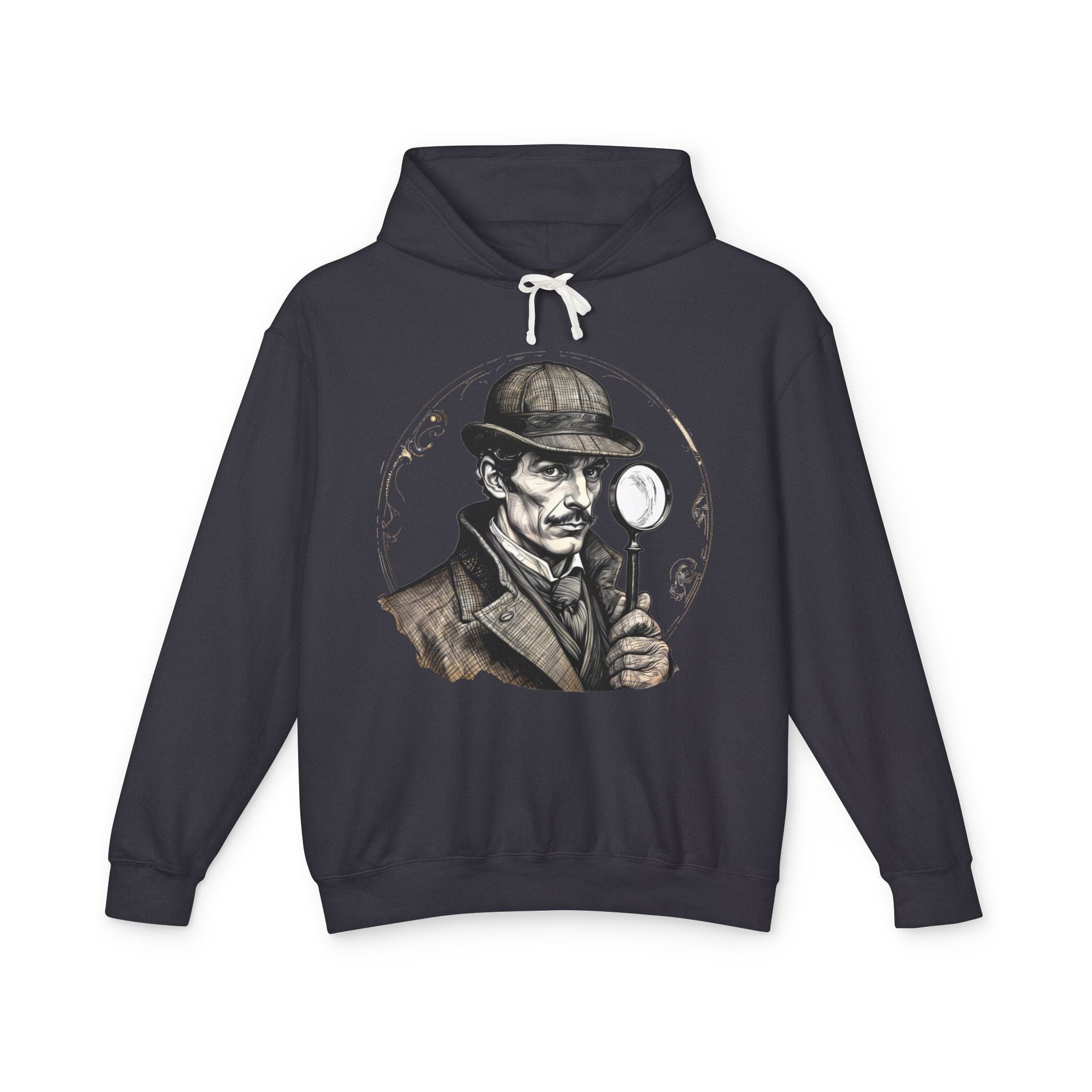 Printify Hoodie S / Black Sherlock Holmes Mysteries & Monsters - Lightweight Hoodie