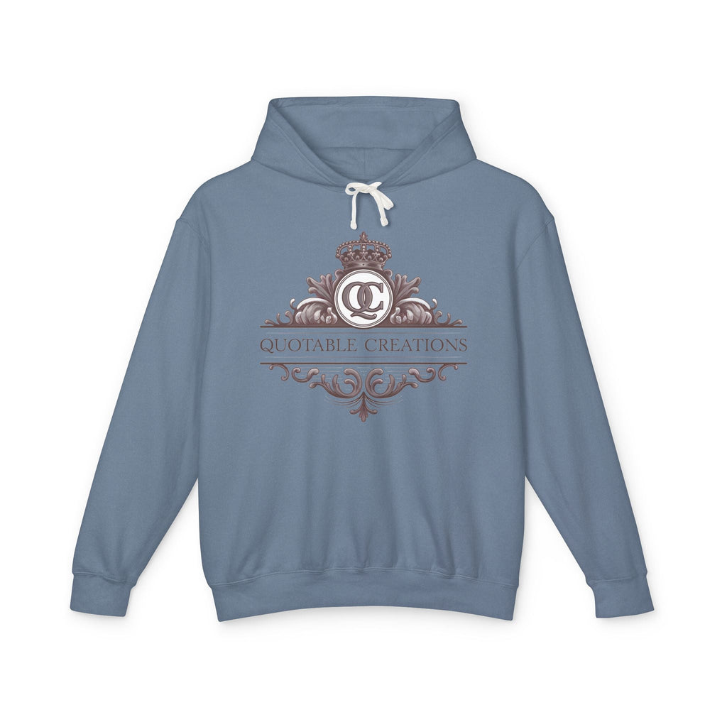 Printify Hoodie S / Blue Jean Quotable Creations - Lightweight Hoodie