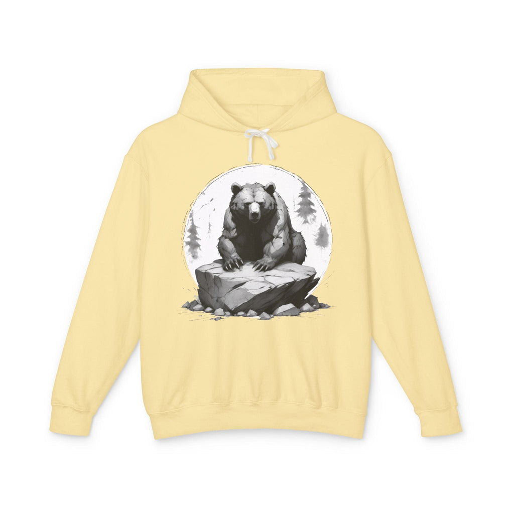 Printify Hoodie S / Butter Bear Wild Motivation - Lightweight Hoodie