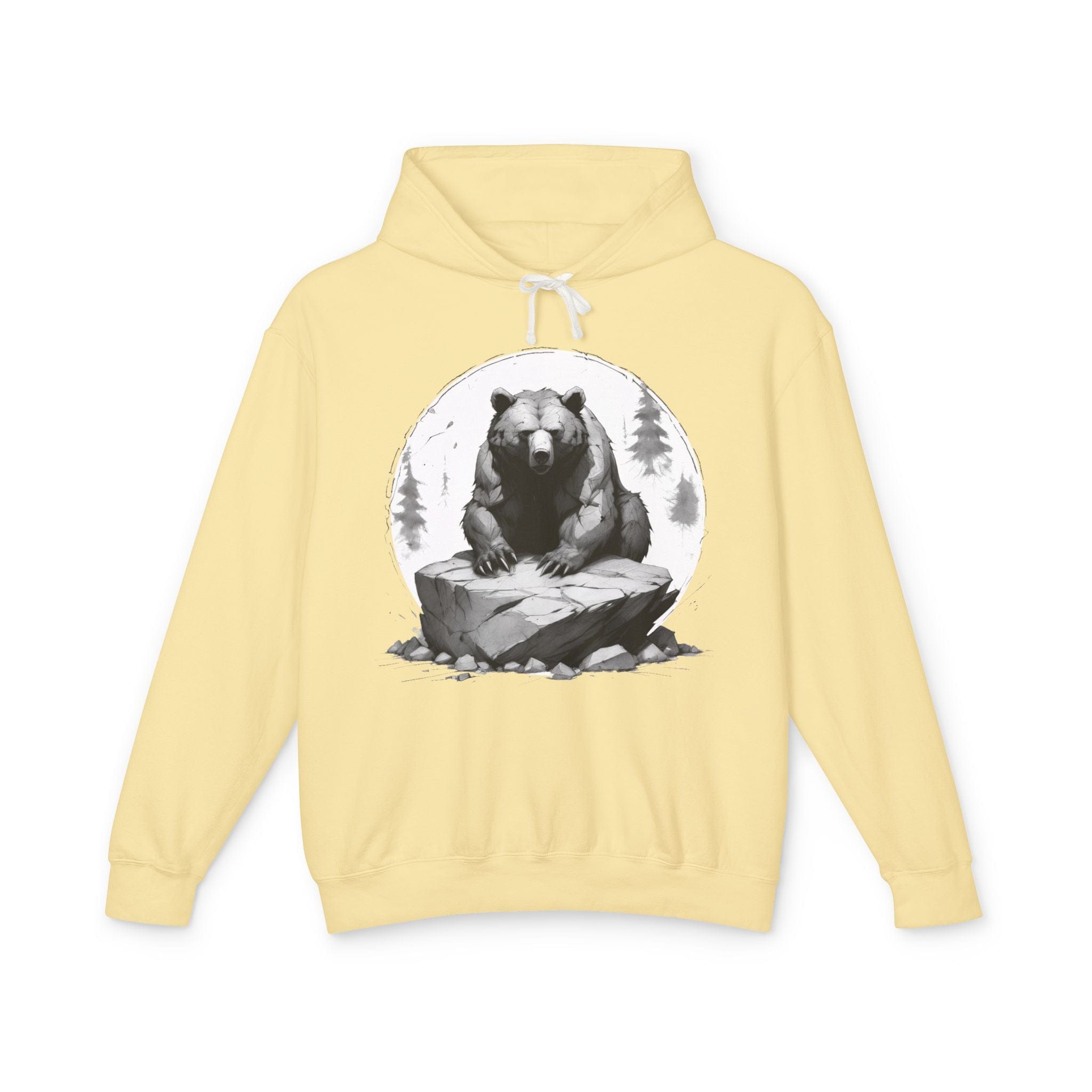 Printify Hoodie S / Butter Bear Wild Motivation - Lightweight Hoodie
