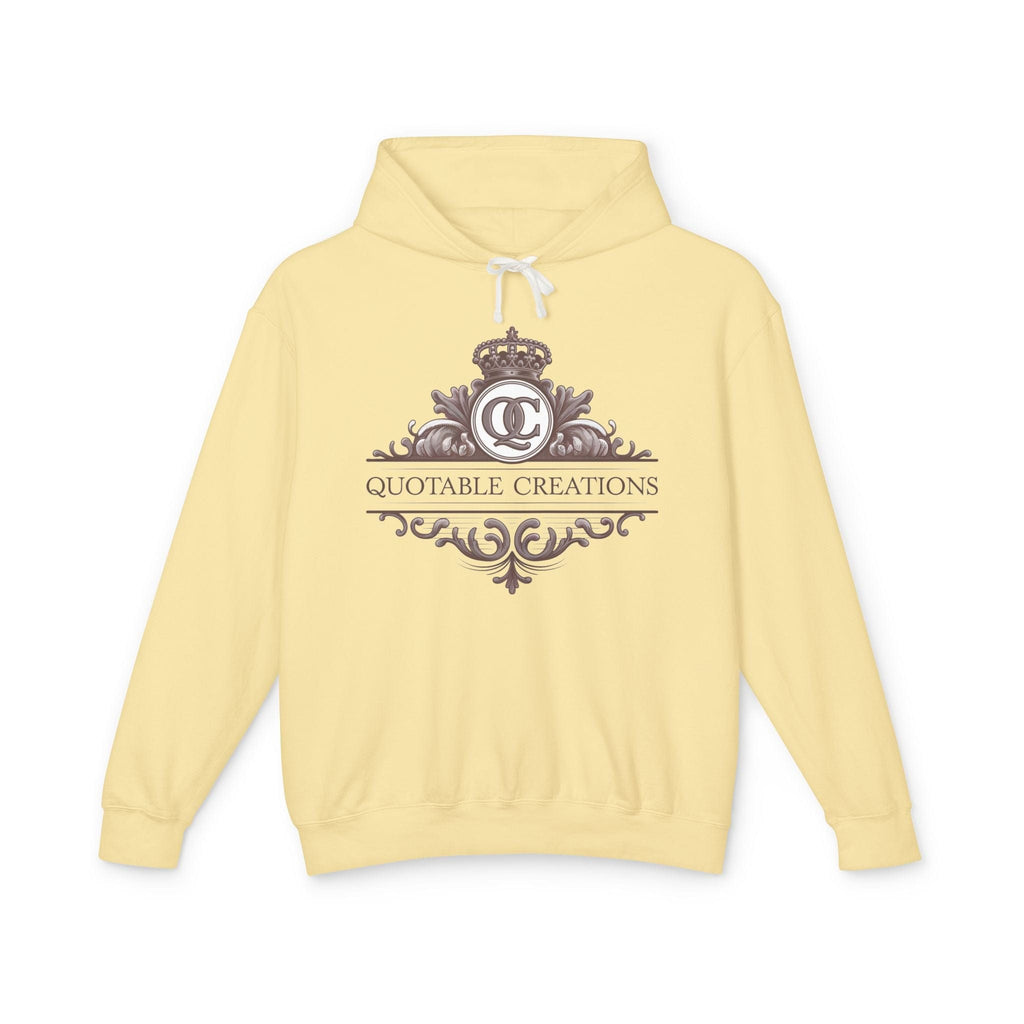 Printify Hoodie S / Butter Quotable Creations - Lightweight Hoodie