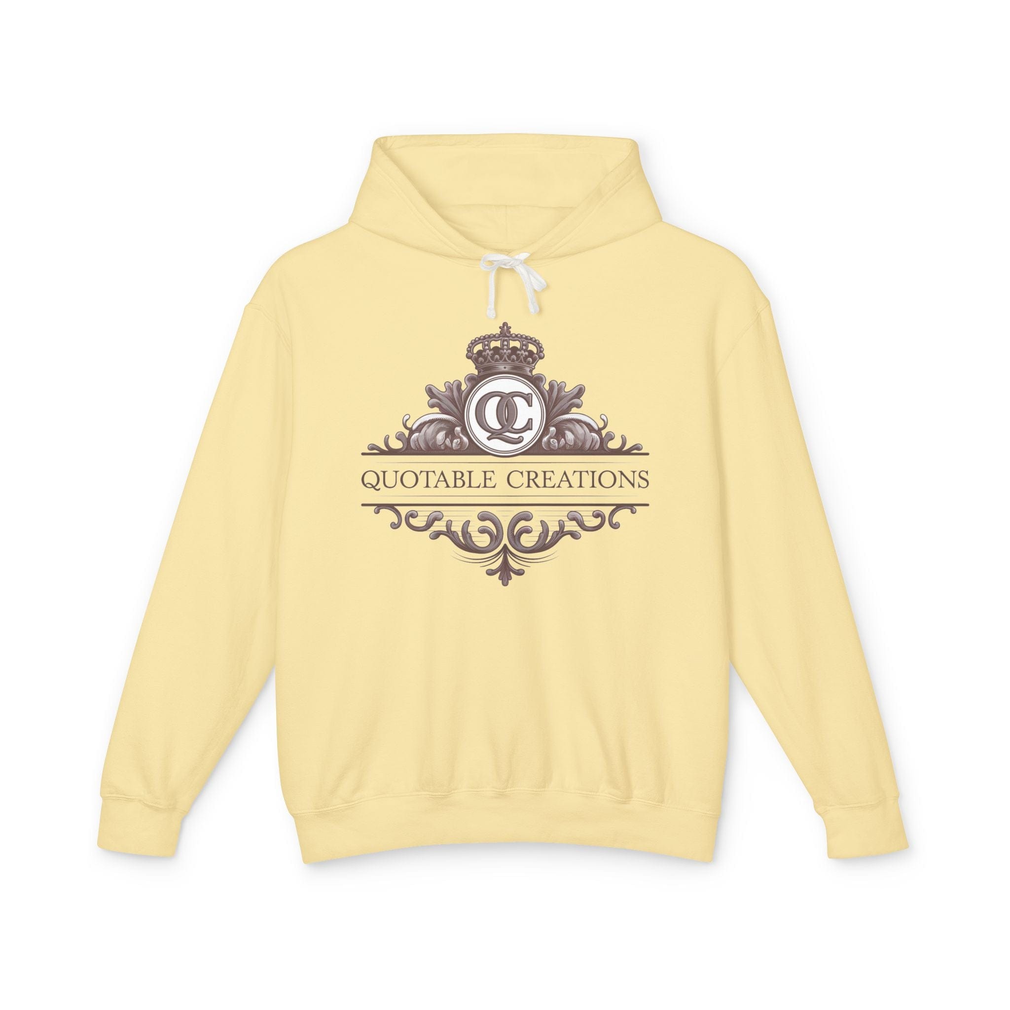 Printify Hoodie S / Butter Quotable Creations - Lightweight Hoodie