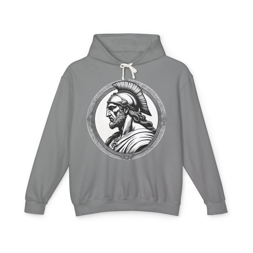 Printify Hoodie S / Grey Achilles Heroes & Quests - Lightweight Hoodie