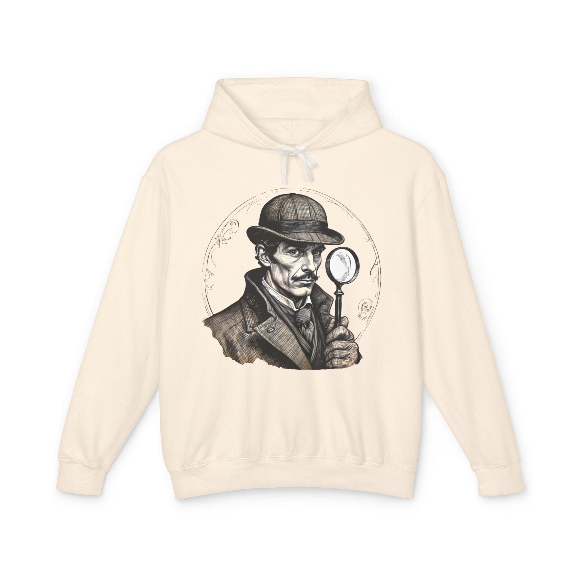 Printify Hoodie S / Ivory Sherlock Holmes Mysteries & Monsters - Lightweight Hoodie