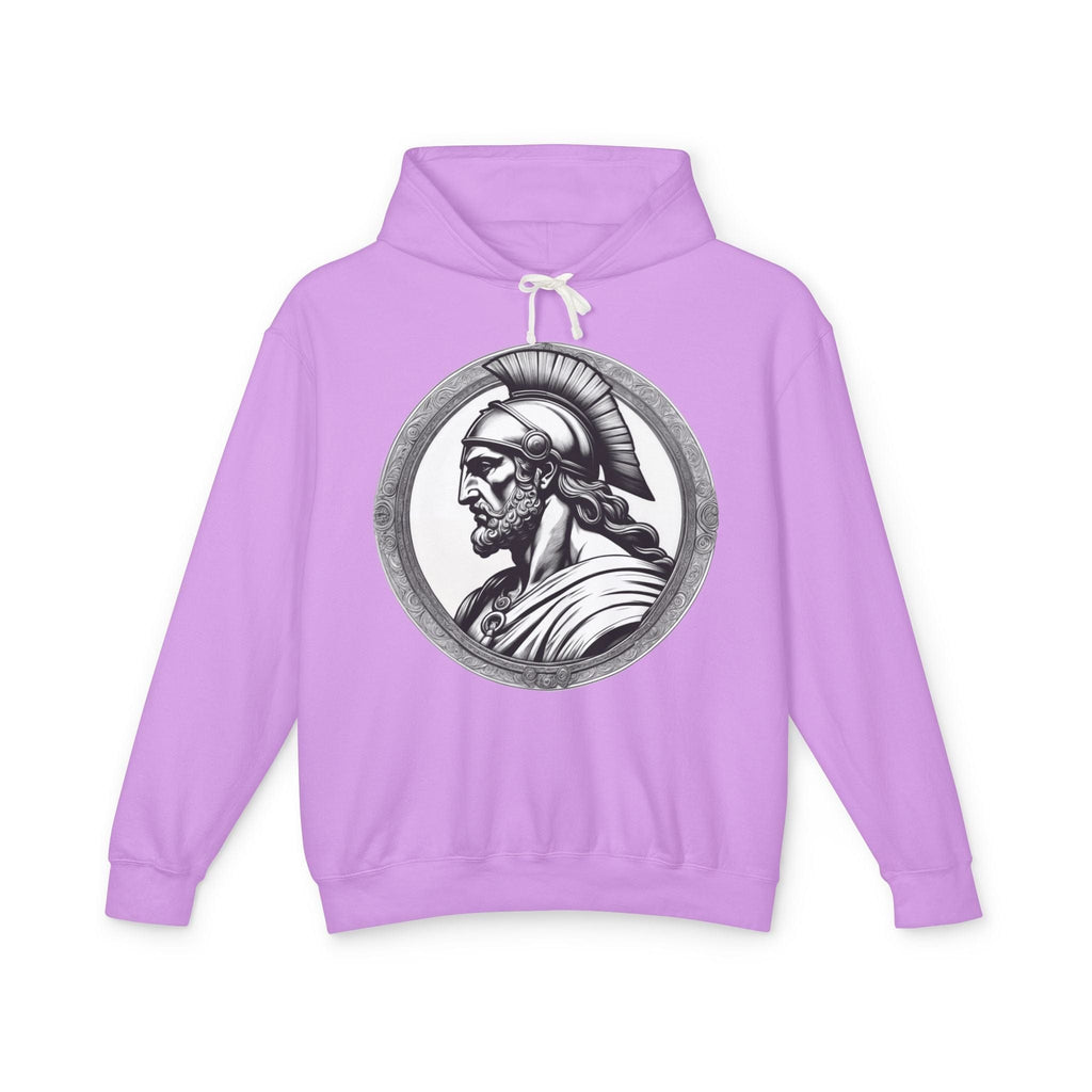 Printify Hoodie S / Neon Violet Achilles Heroes & Quests - Lightweight Hoodie