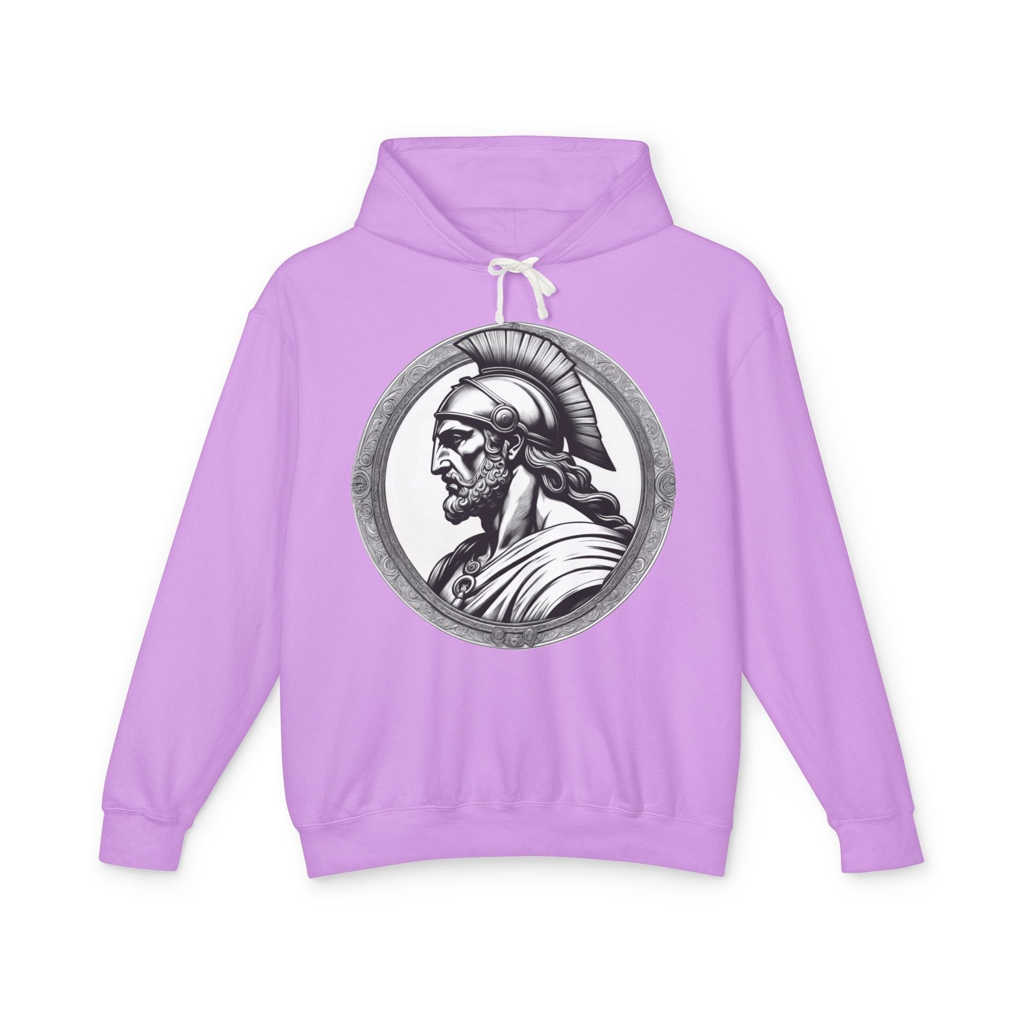 Printify Hoodie S / Neon Violet Achilles Heroes & Quests - Lightweight Hoodie
