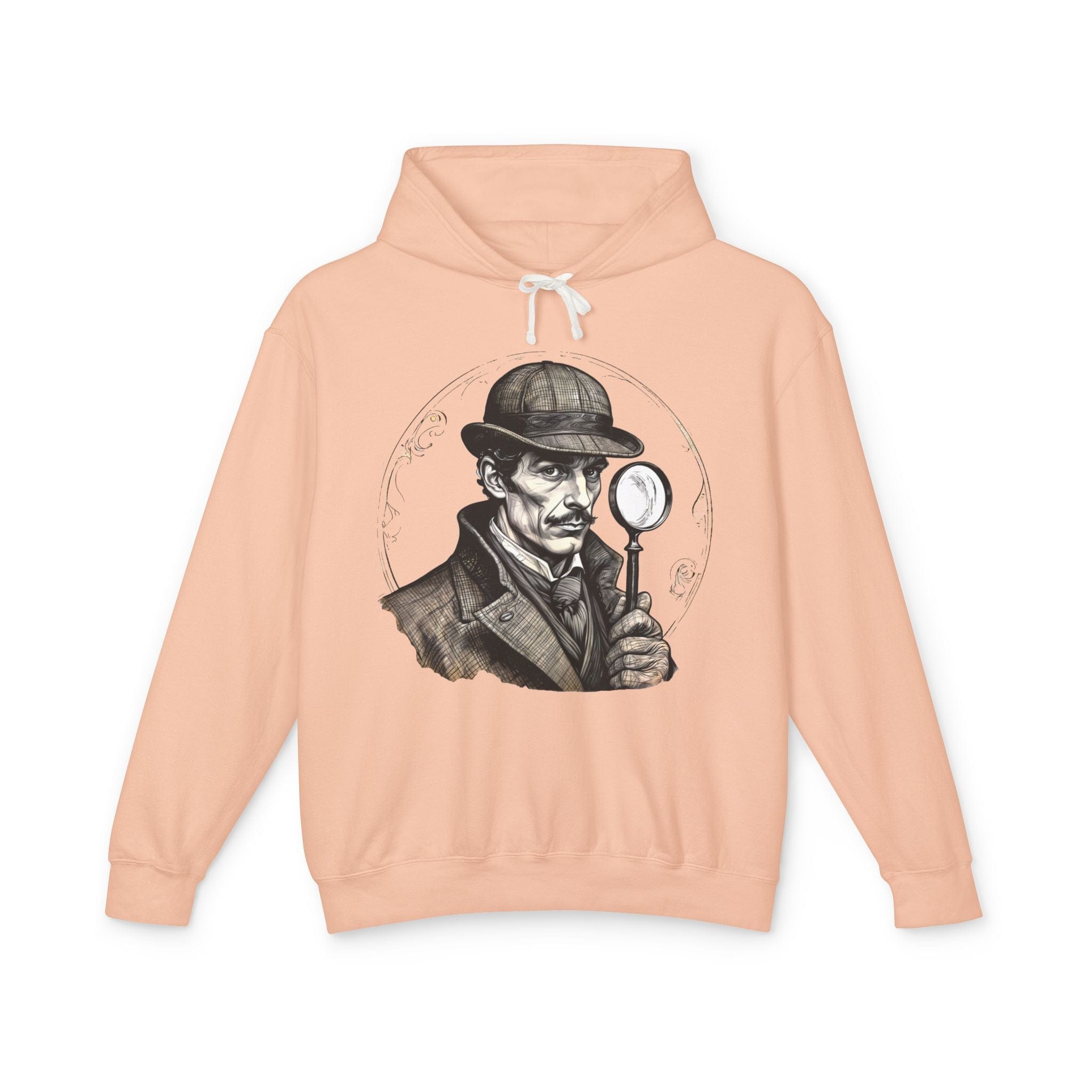 Printify Hoodie S / Peachy Sherlock Holmes Mysteries & Monsters - Lightweight Hoodie