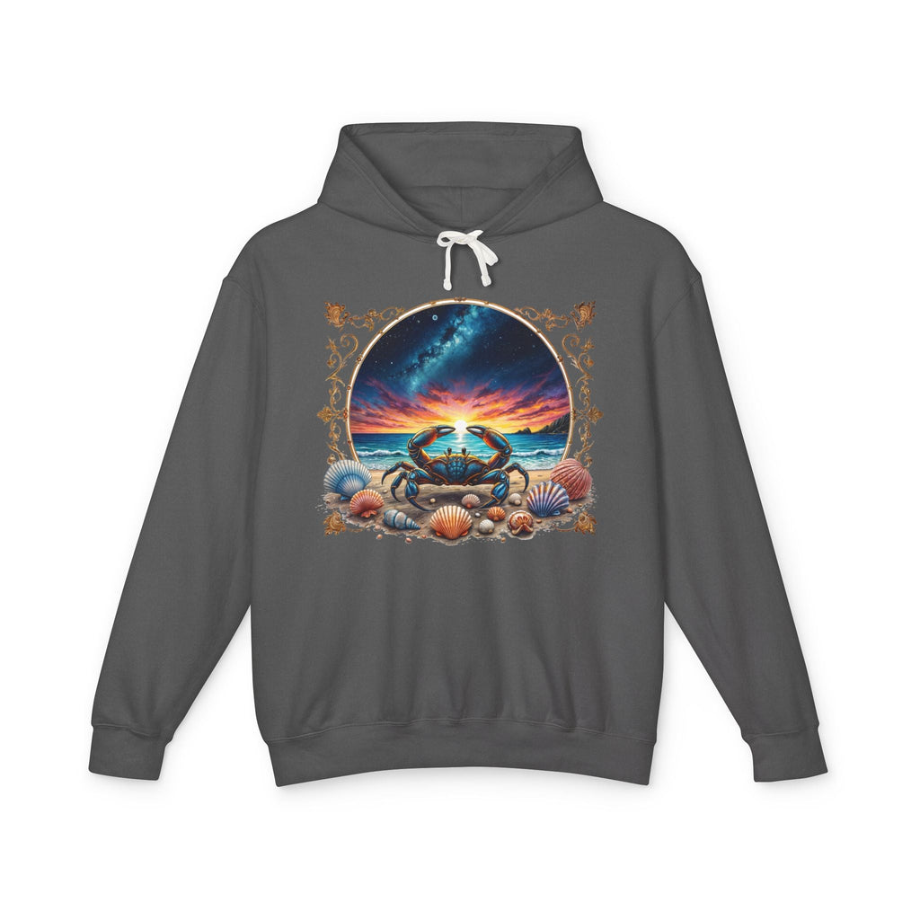 Printify Hoodie S / Pepper Cancer Zodiac & Astrology - Lightweight Hoodie (Print On Front)