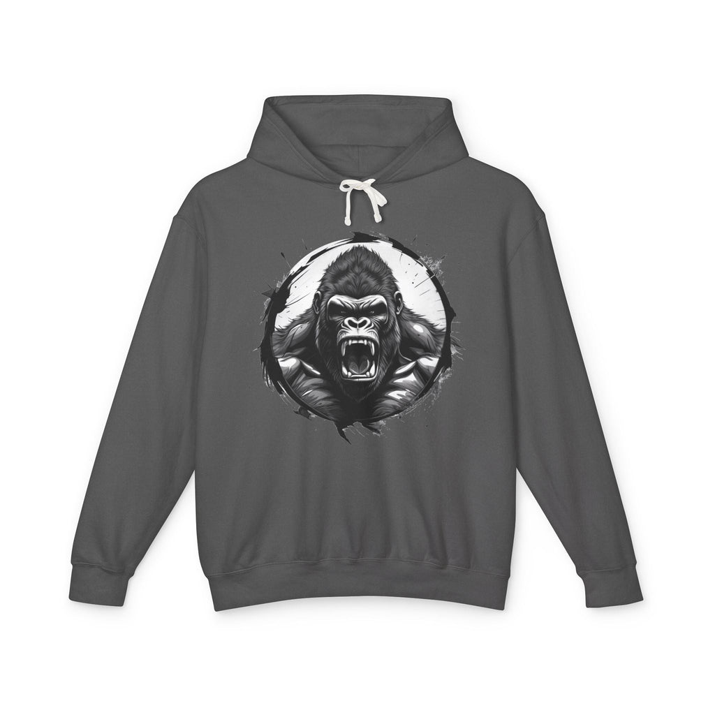Printify Hoodie S / Pepper Gorilla Roar Motivation - Lightweight Hoodie