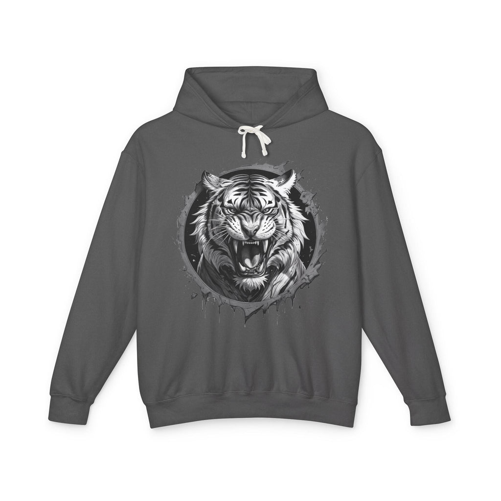Printify Hoodie S / Pepper Tiger Roar Motivation - Lightweight Hoodie