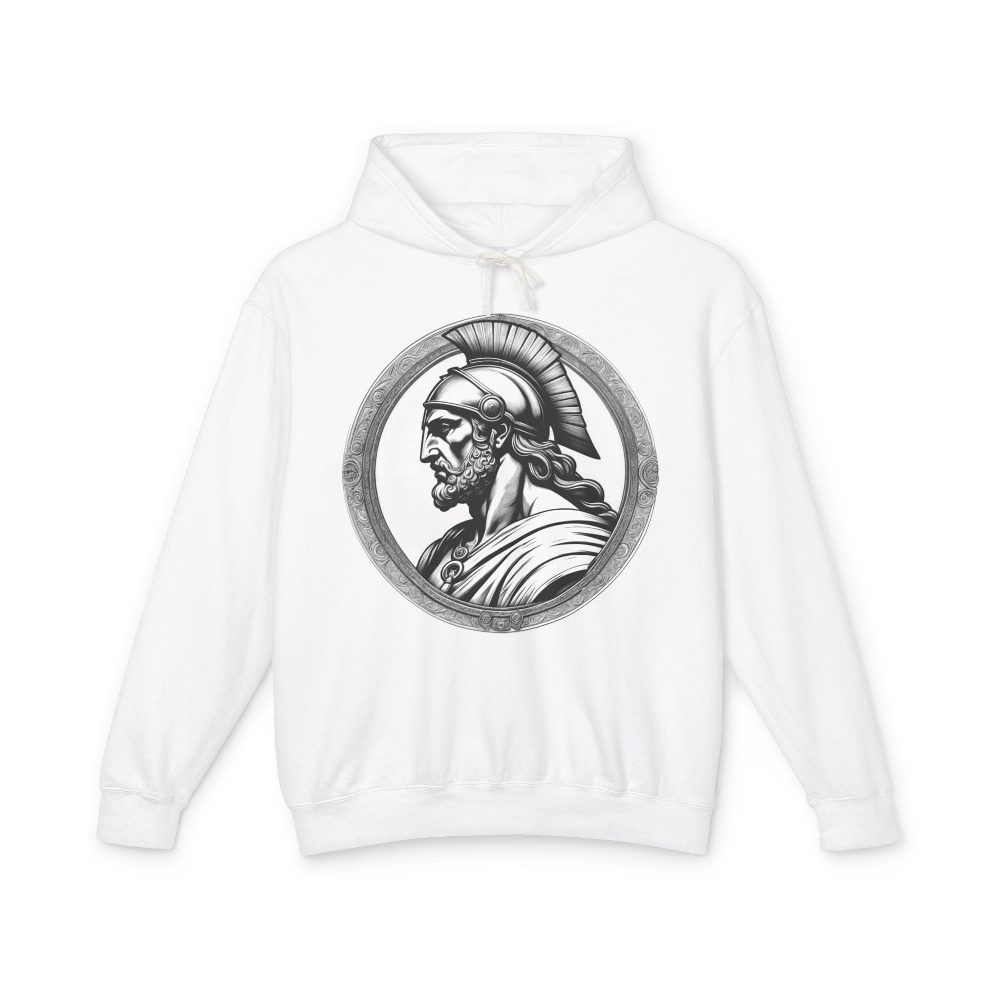 Printify Hoodie S / White Achilles Heroes & Quests - Lightweight Hoodie
