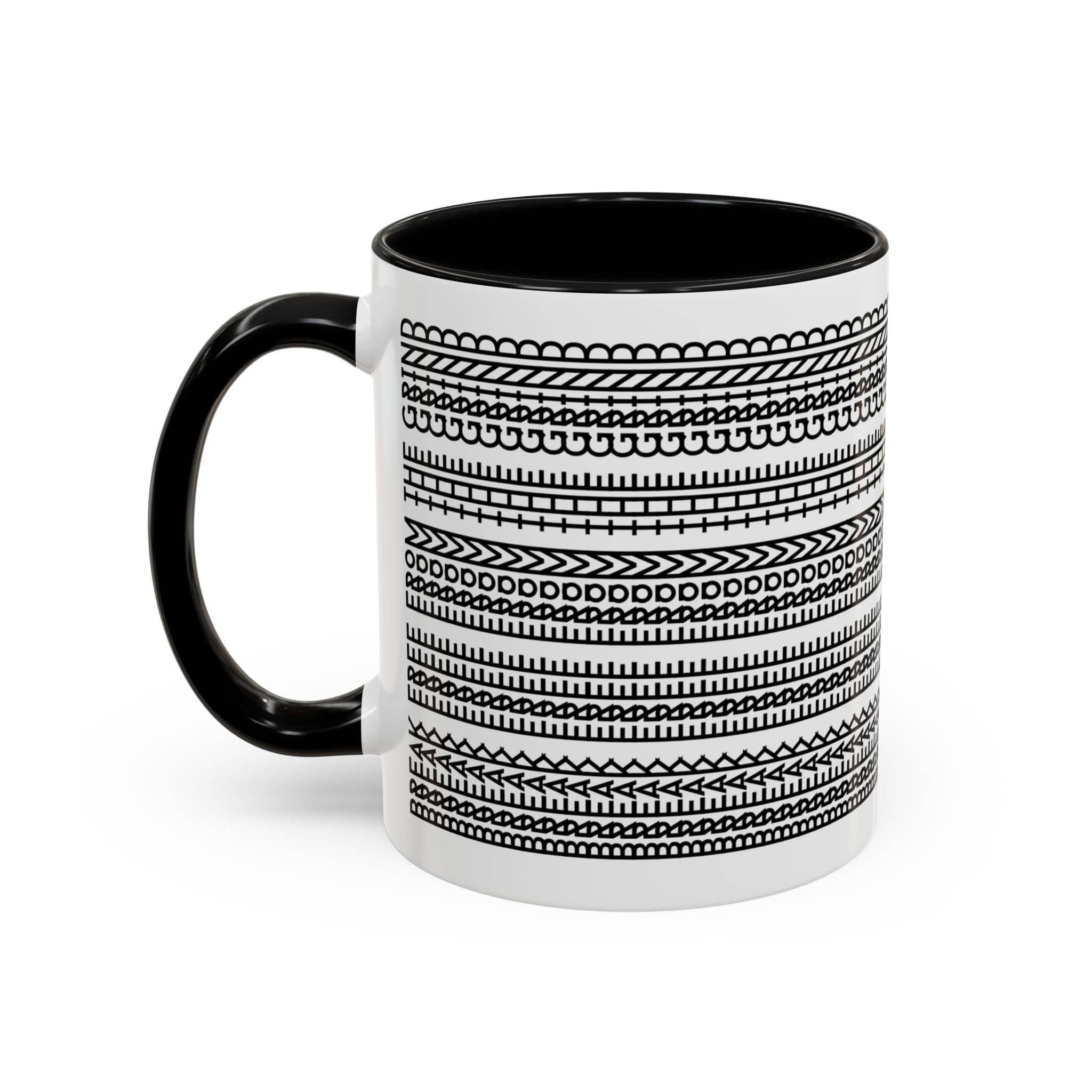 Printify Mug 11oz / Black Break Free From the Grind - Hidden Message Mug