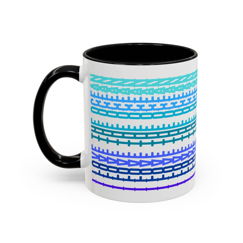 Printify Mug 11oz / Black Mug - I Love The Ocean - Hidden Message
