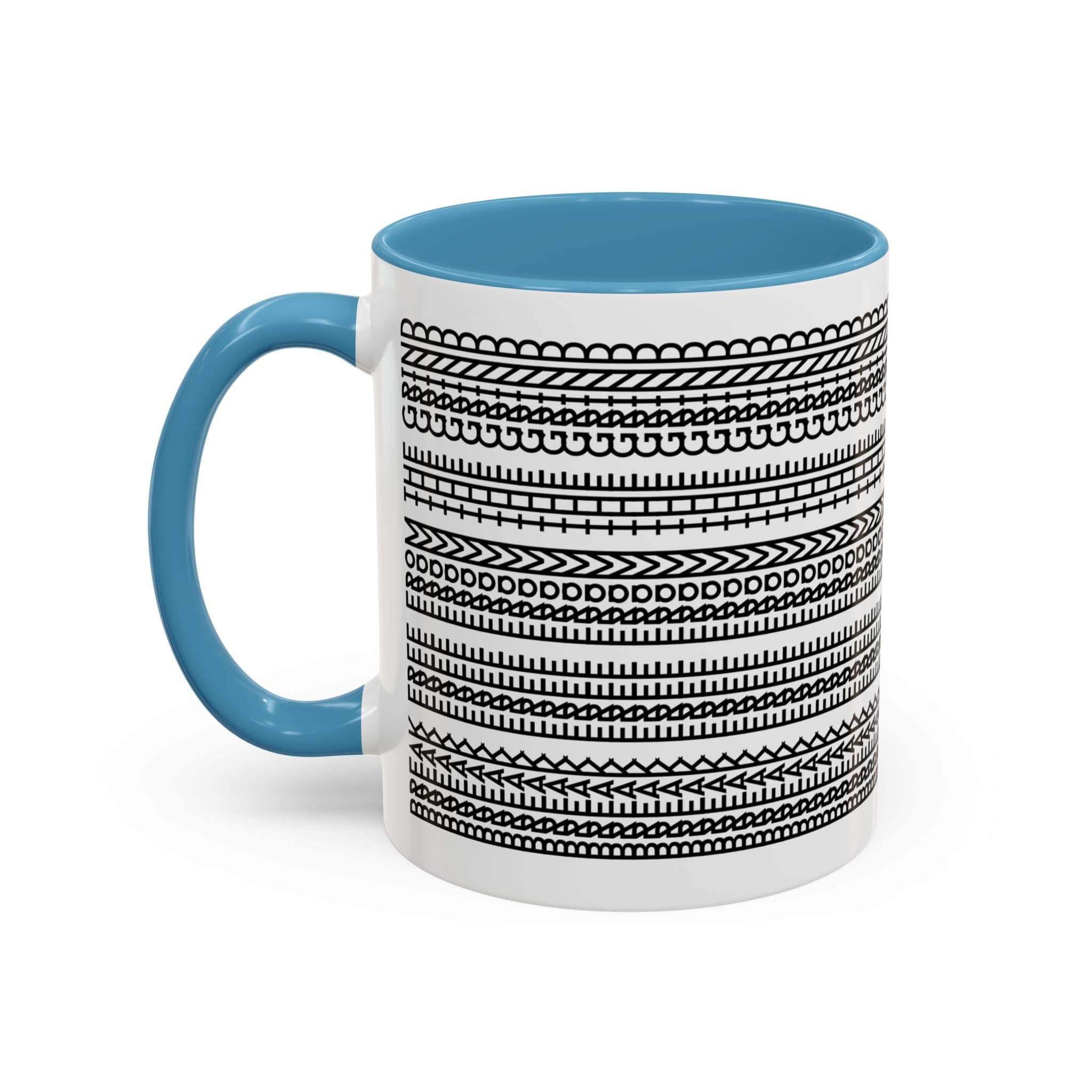 Printify Mug 11oz / Light Blue Break Free From the Grind - Hidden Message Mug