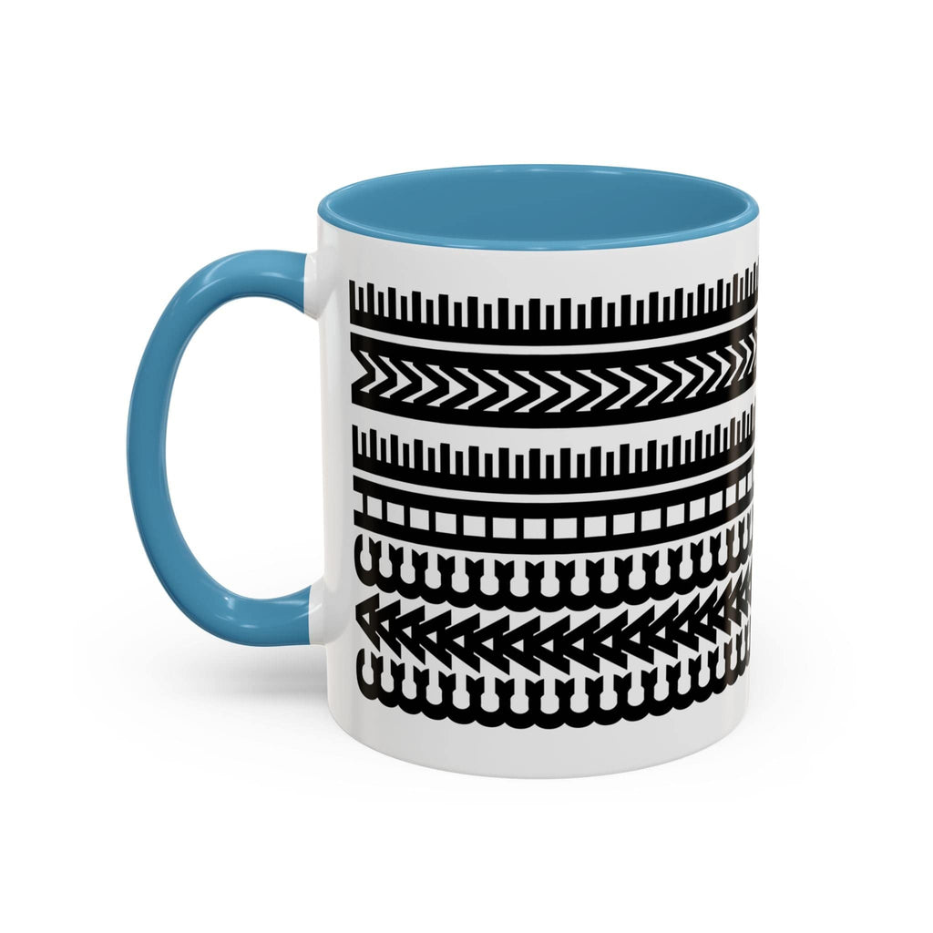 Printify Mug 11oz / Light Blue Mug - CACHE ME - Hidden Message