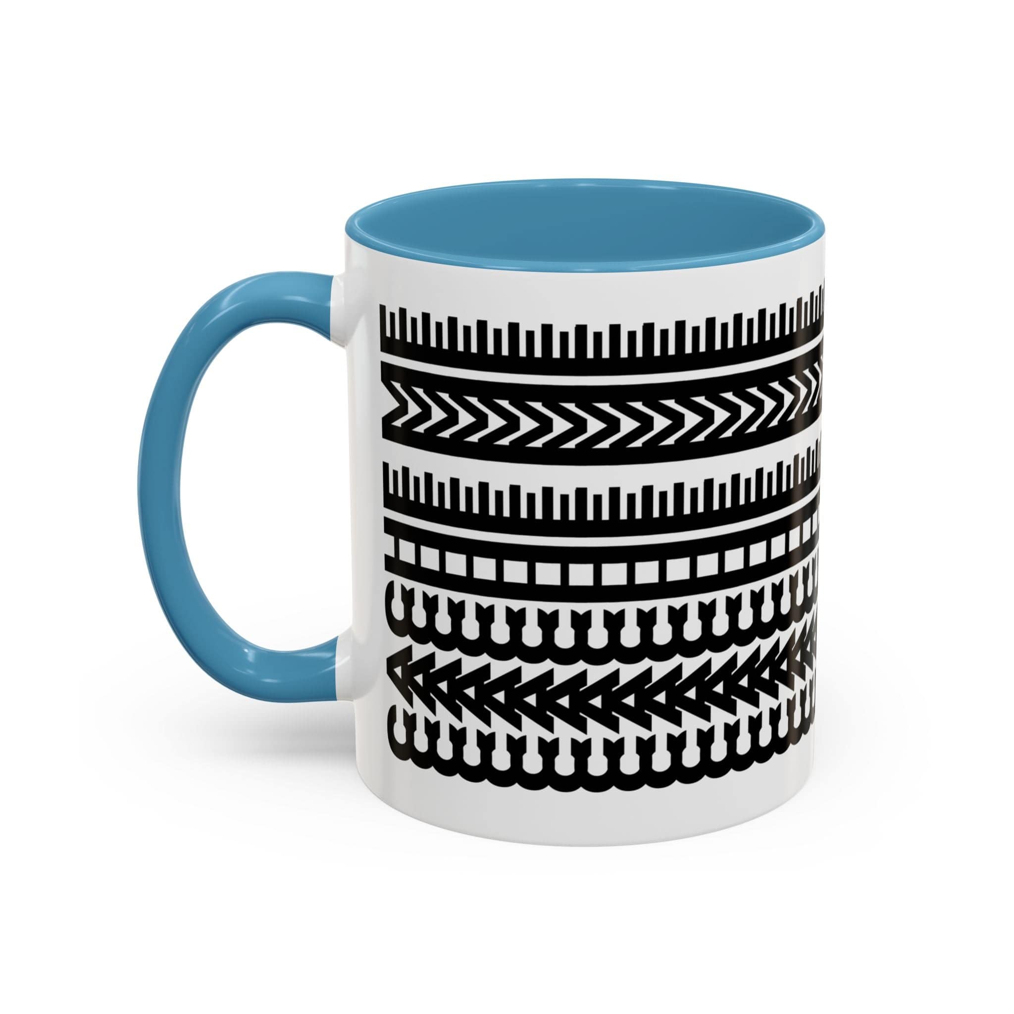 Printify Mug 11oz / Light Blue Mug - CACHE ME - Hidden Message