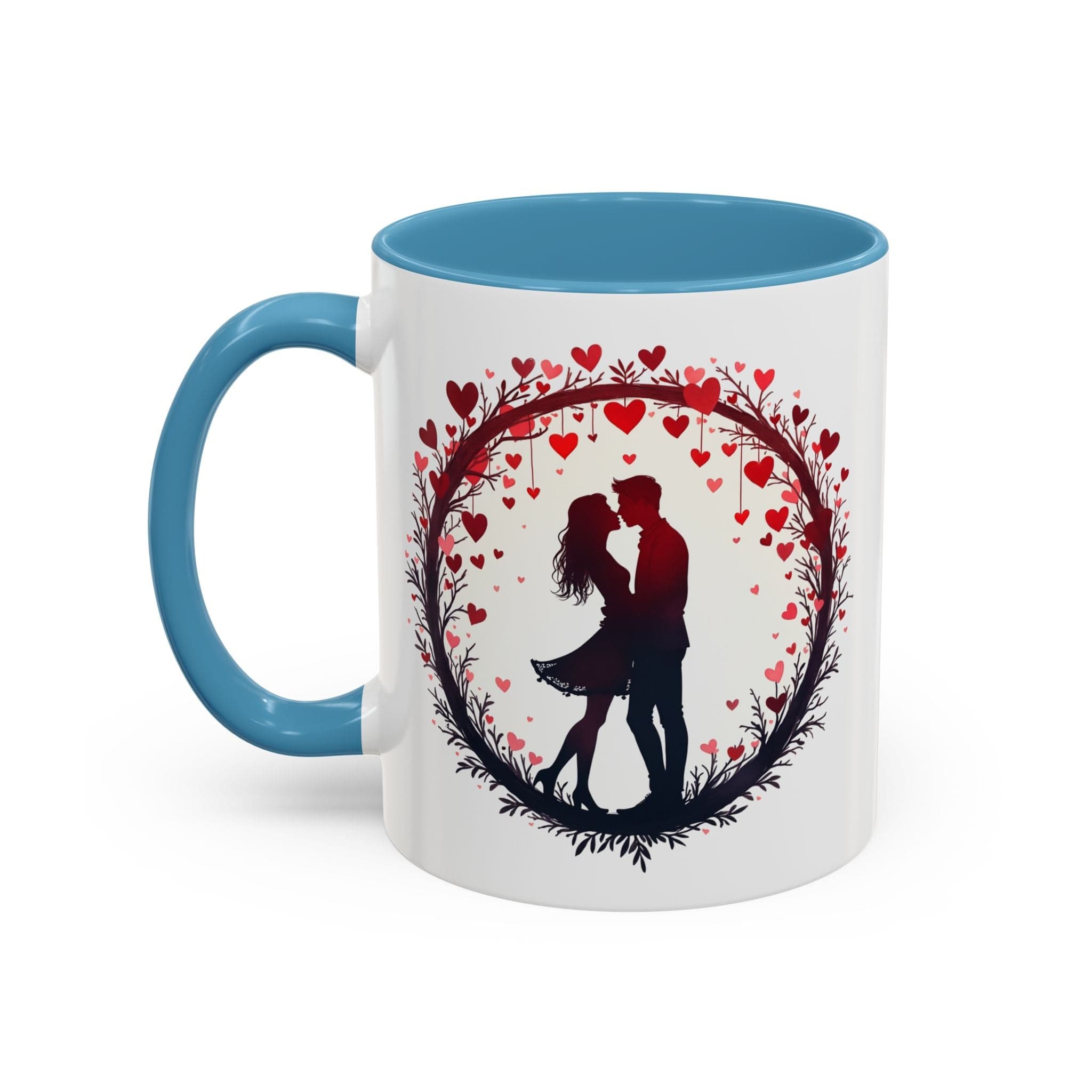 Printify Mug 11oz / Light Blue Perfect Pair Mug Celebrate Unbreakable Love with This Ideal Couples Gift for Lovers and Partner Cherish Togetherness QR Quote Video Keepsake