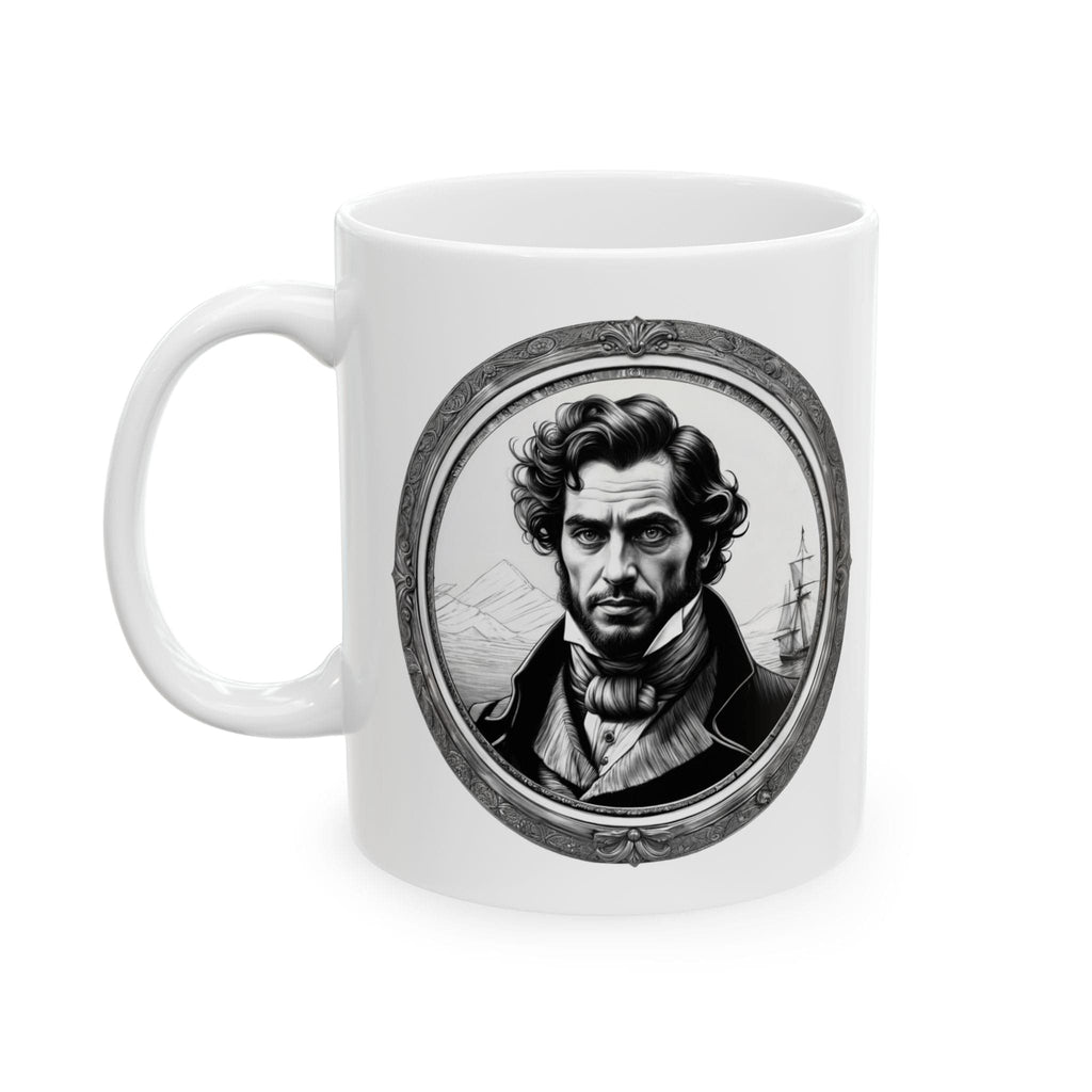 Printify Mug 11oz Mug - The Count of Monte Cristo Inspirational QR Code Quote Video