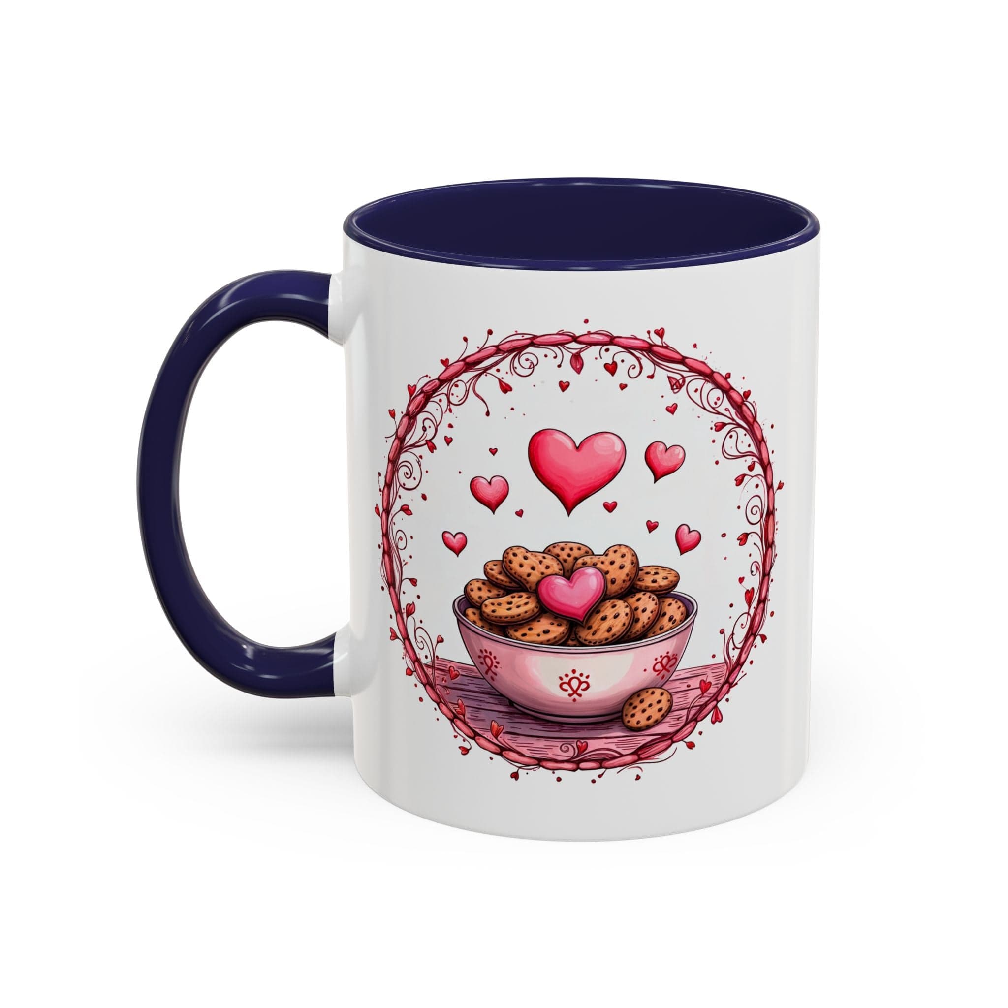 Printify Mug 11oz / Navy Mug - Recipe for Love - Love & Fun Mug with QR Code Quote Video