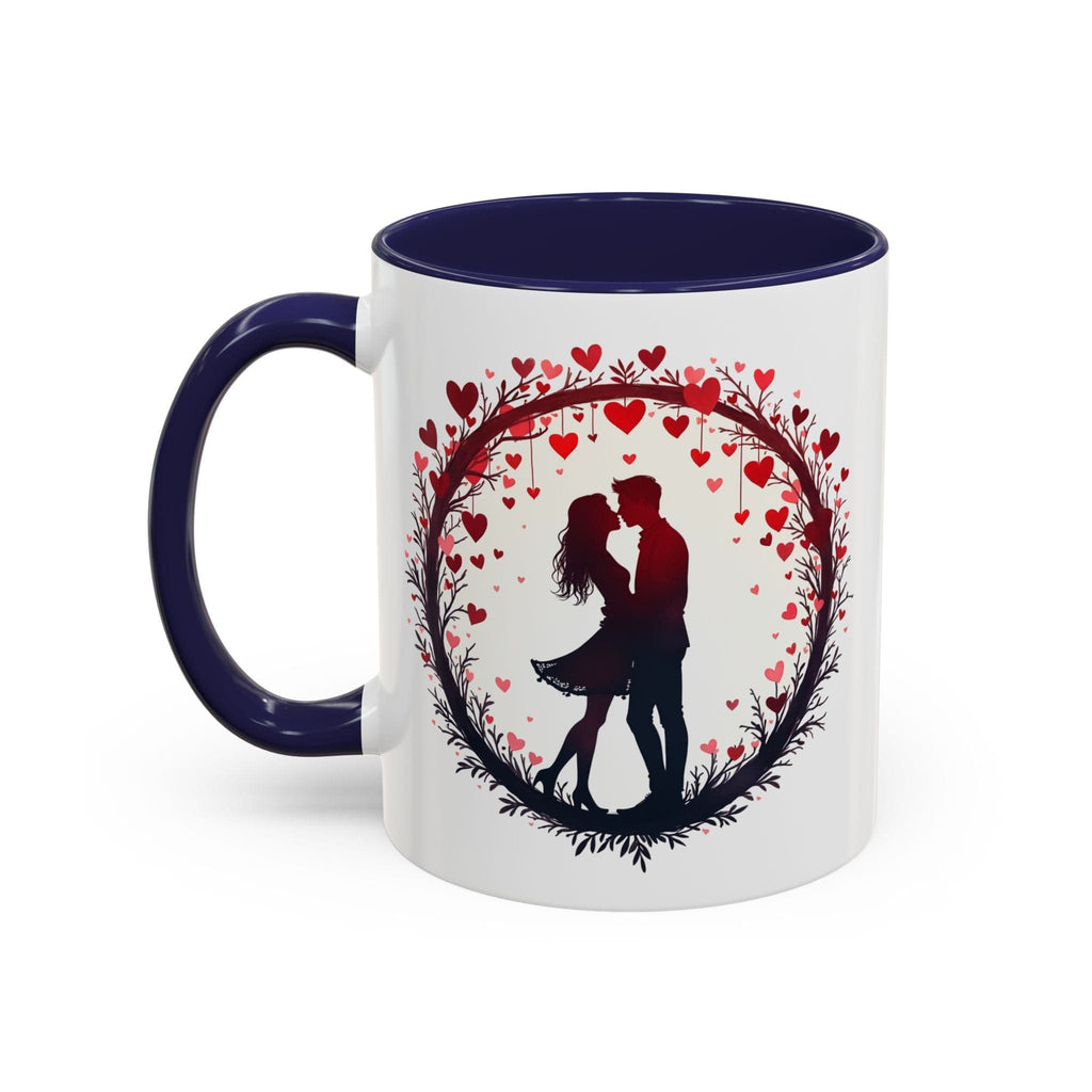 Printify Mug 11oz / Navy Perfect Pair Mug Celebrate Unbreakable Love with This Ideal Couples Gift for Lovers and Partner Cherish Togetherness QR Quote Video Keepsake