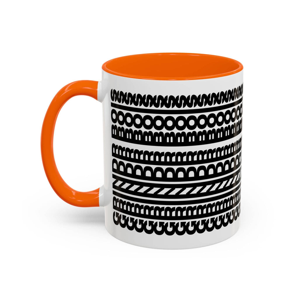 Printify Mug 11oz / Orange GRINDER BOIS - Hidden Message