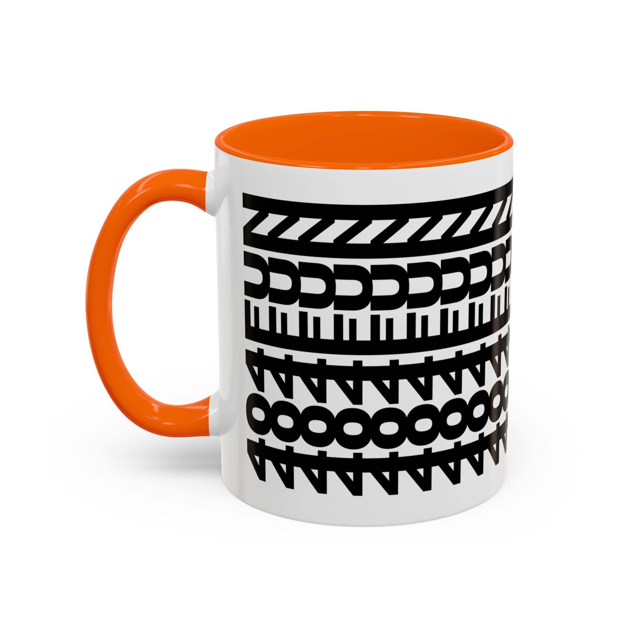 Printify Mug 11oz / Orange Mug - 404FUN - Hidden Message