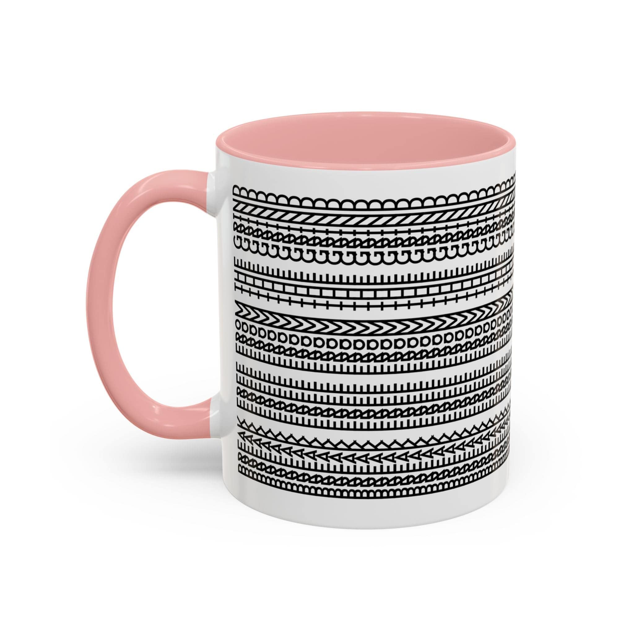 Printify Mug 11oz / Pink Break Free From the Grind - Hidden Message Mug