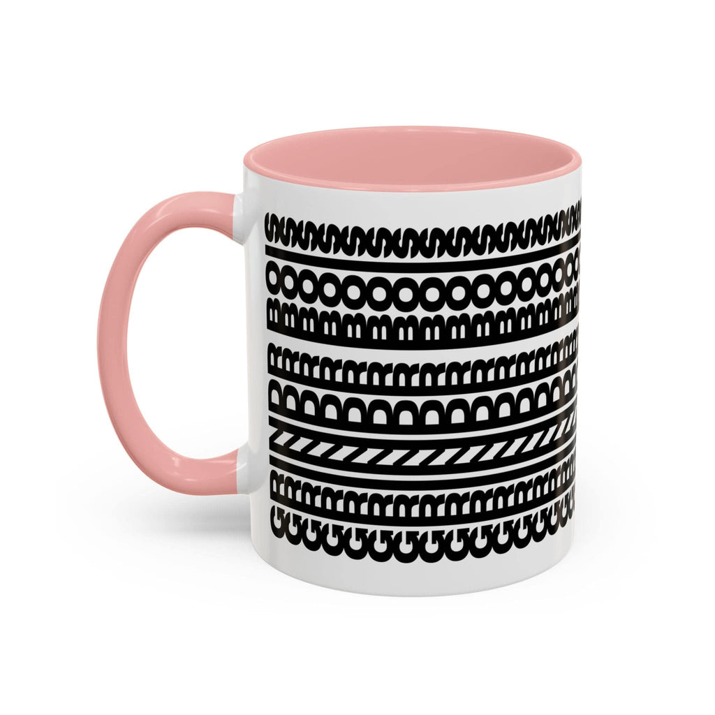 Printify Mug 11oz / Pink GRINDER BOIS - Hidden Message