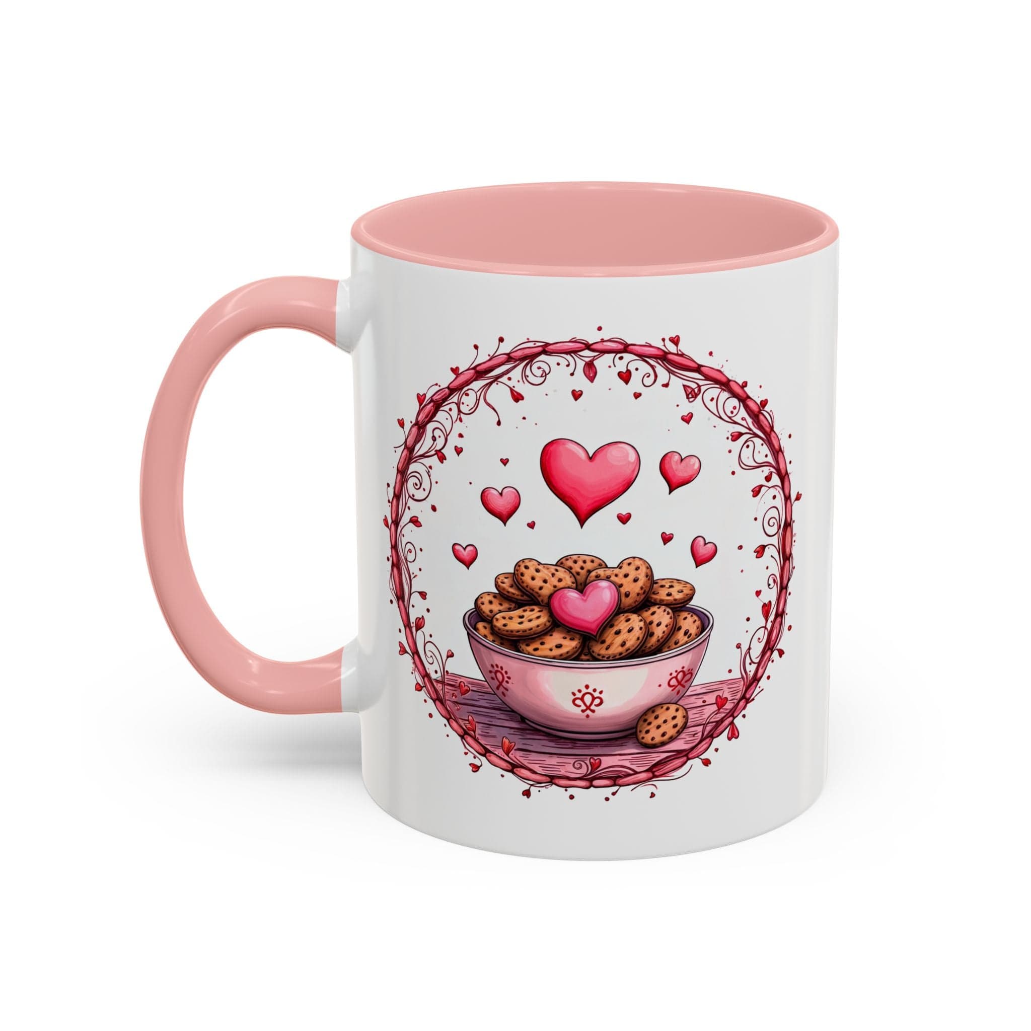 Printify Mug 11oz / Pink Mug - Recipe for Love - Love & Fun Mug with QR Code Quote Video
