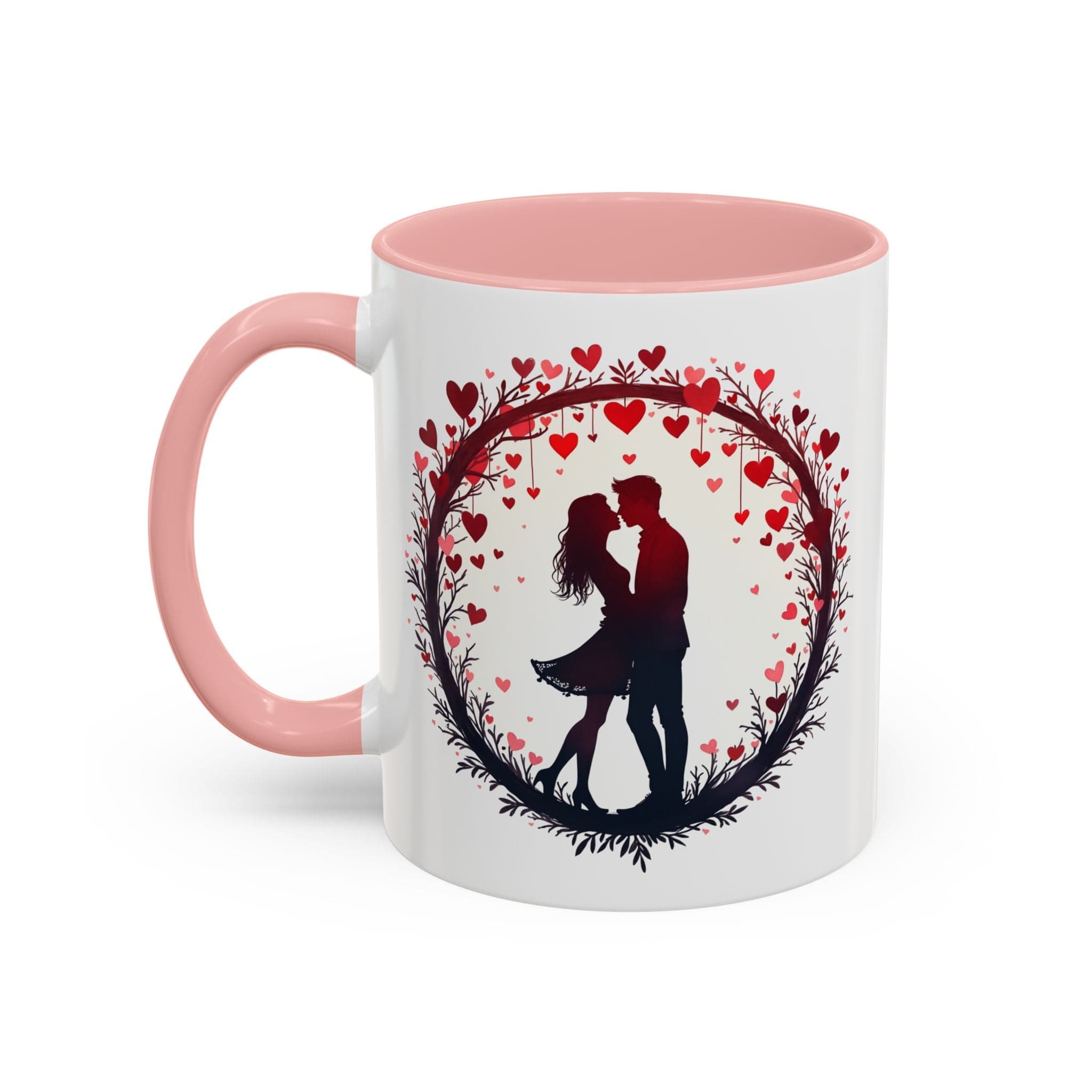 Printify Mug 11oz / Pink Perfect Pair Mug Celebrate Unbreakable Love with This Ideal Couples Gift for Lovers and Partner Cherish Togetherness QR Quote Video Keepsake