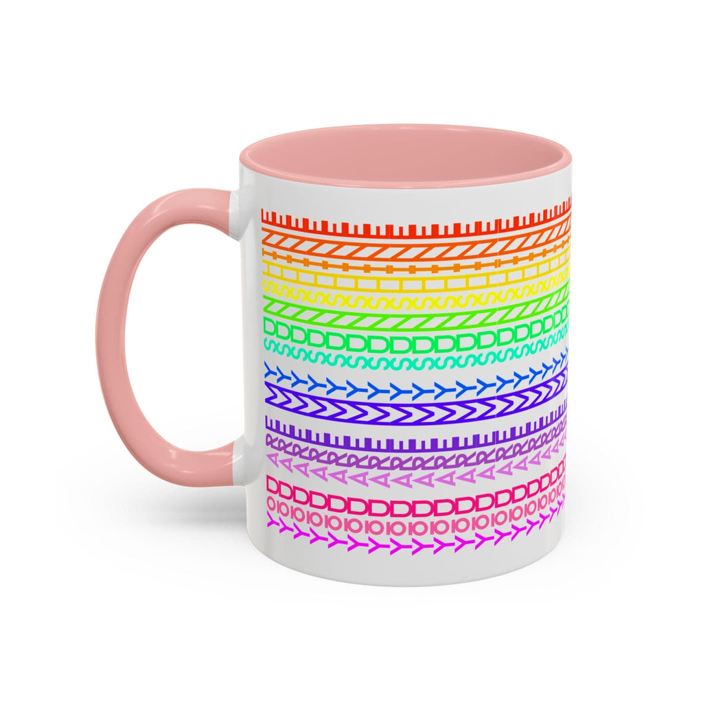 Printify Mug 11oz / Pink You Are My Sunshine Rainbow - Hidden Message Mug
