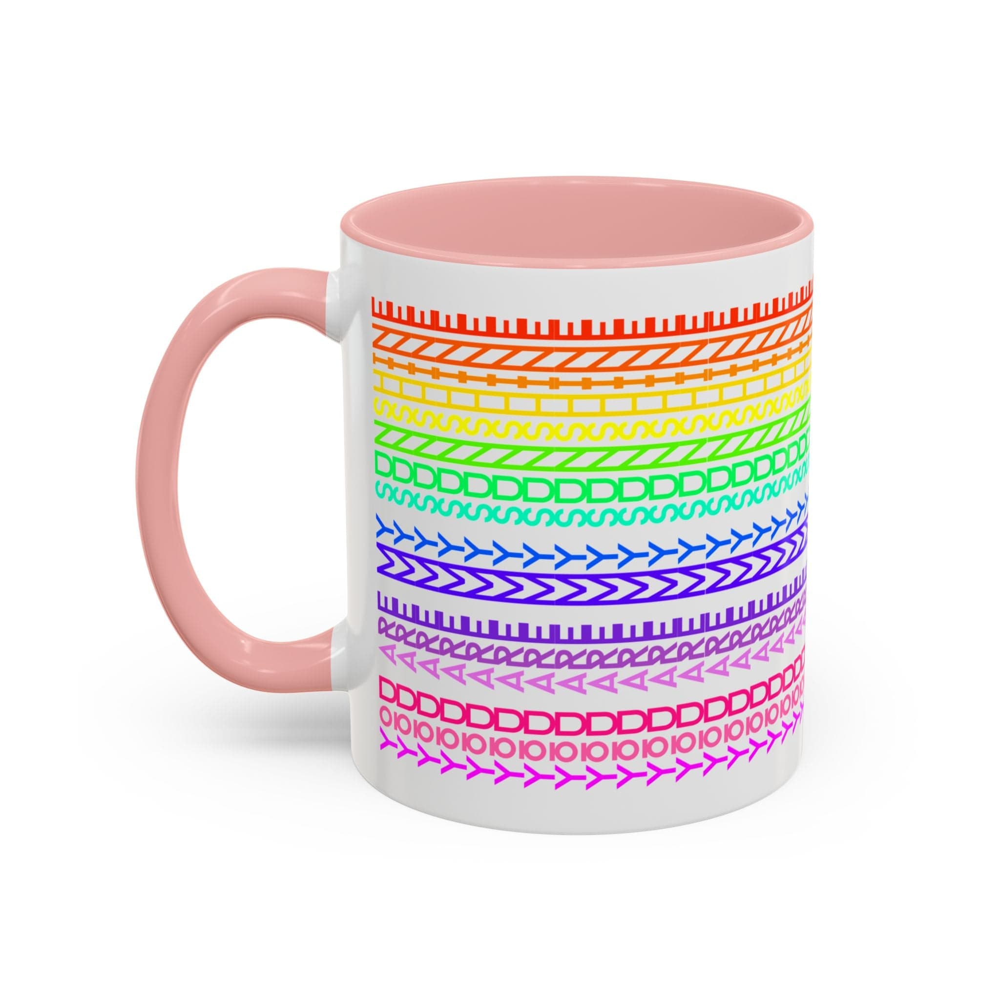 Printify Mug 11oz / Pink You Are My Sunshine Rainbow - Hidden Message Mug