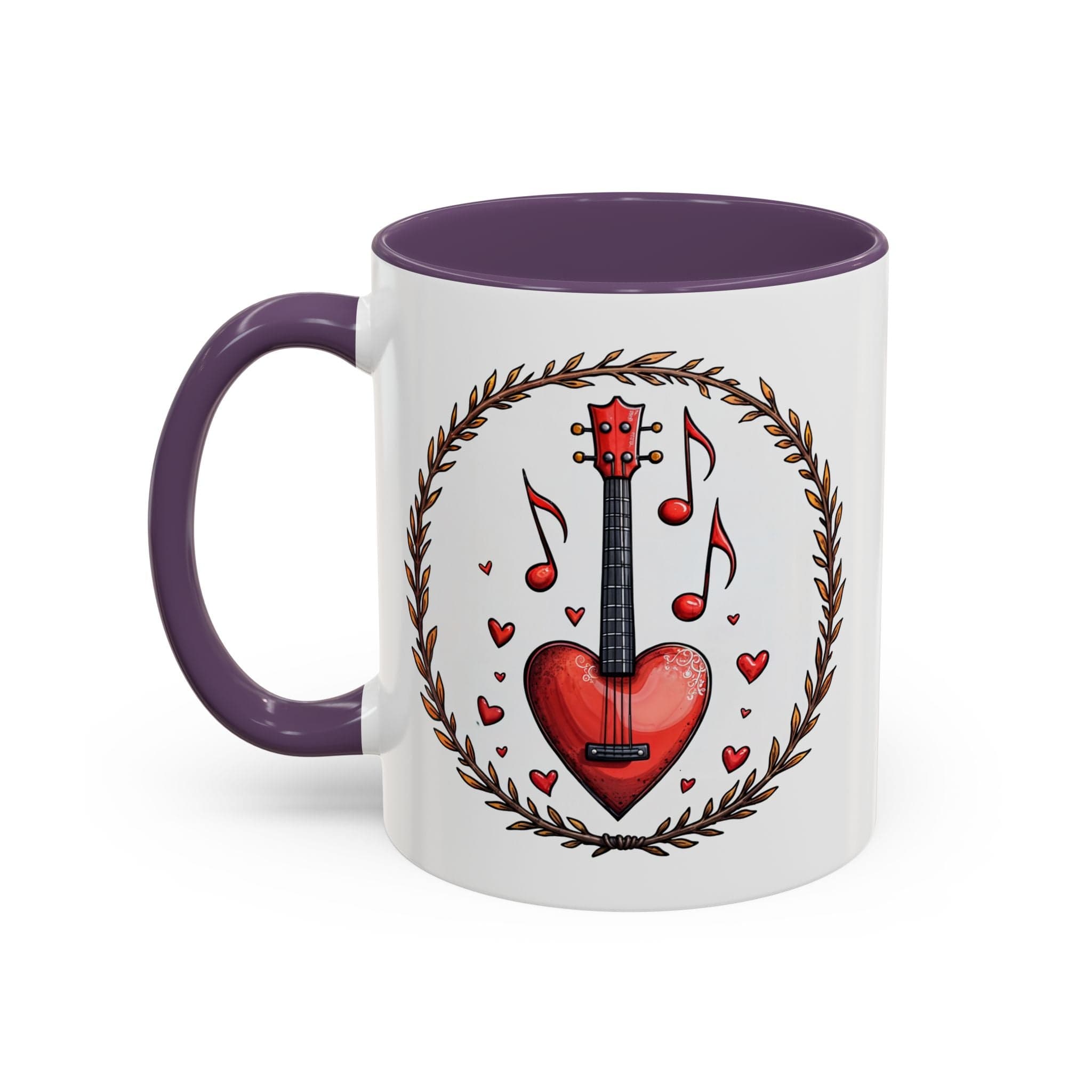 Printify Mug 11oz / Purple Mug - Sweet Symphony - Love & Fun Mug with QR Code Quote Video