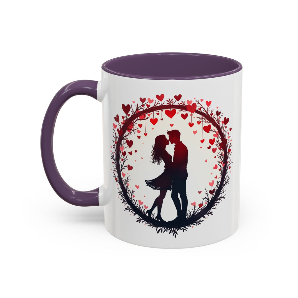 Printify Mug 11oz / Purple Perfect Pair Mug Celebrate Unbreakable Love with This Ideal Couples Gift for Lovers and Partner Cherish Togetherness QR Quote Video Keepsake