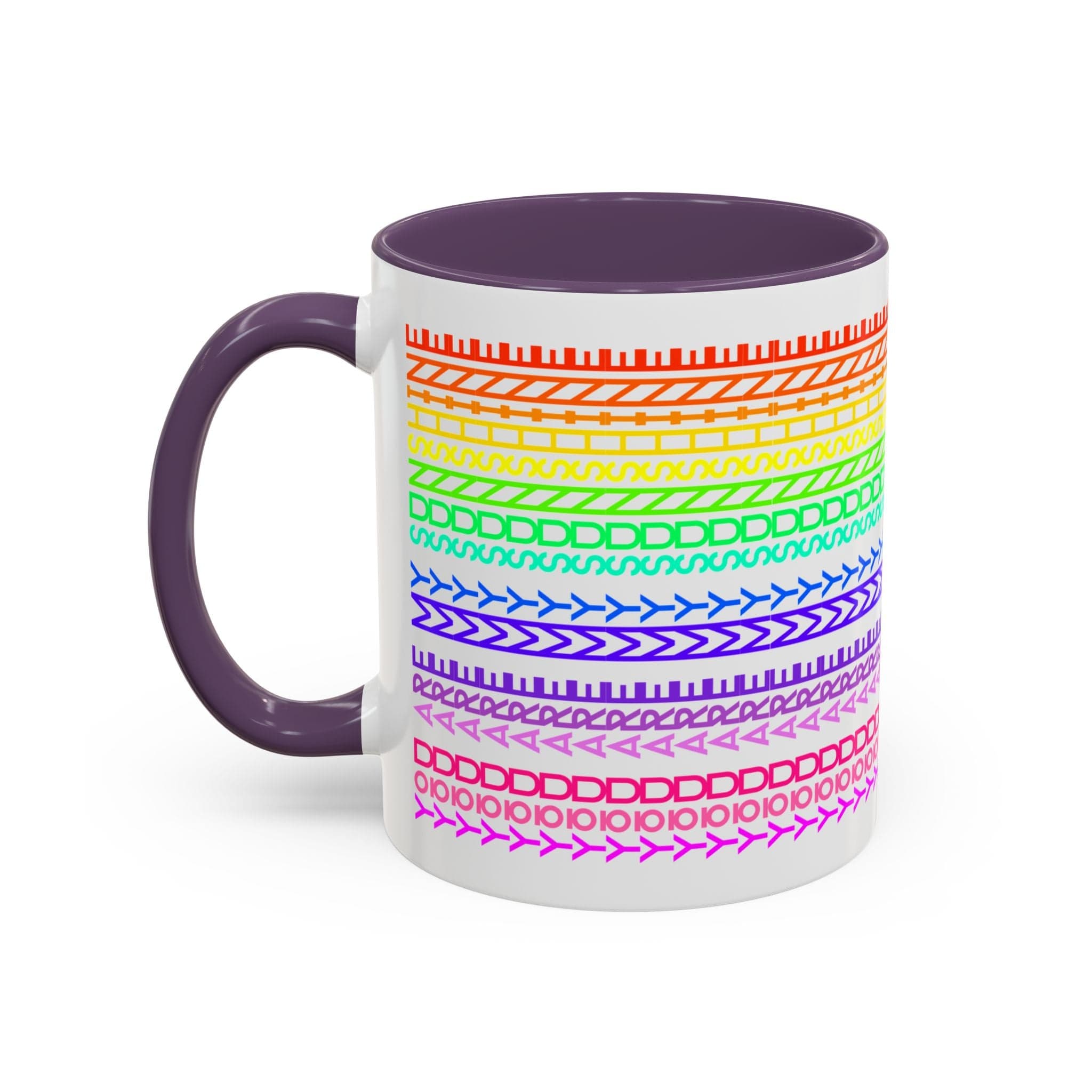 Printify Mug 11oz / Purple You Are My Sunshine Rainbow - Hidden Message Mug